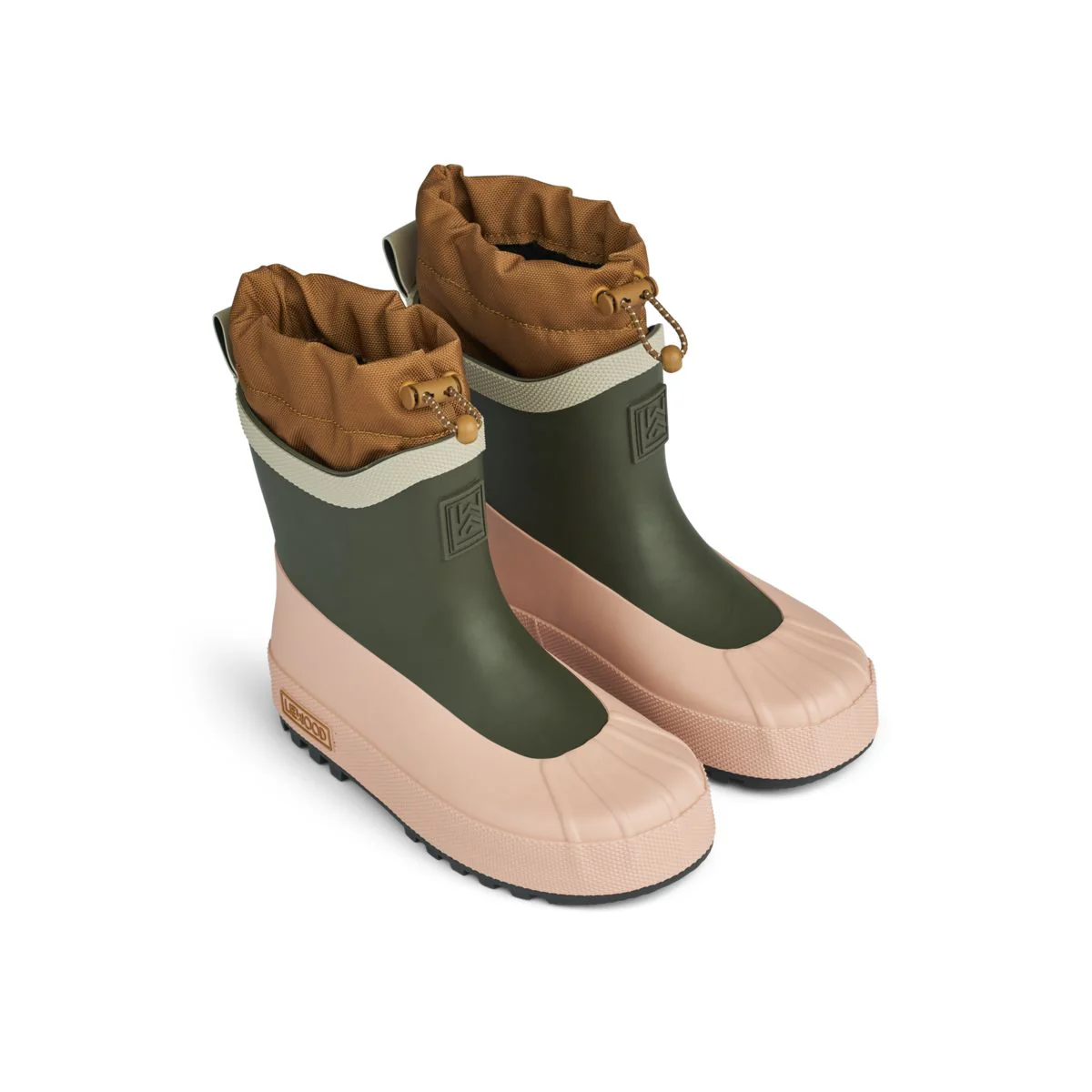 Isaac Technical Rainboot - Black / Army brown