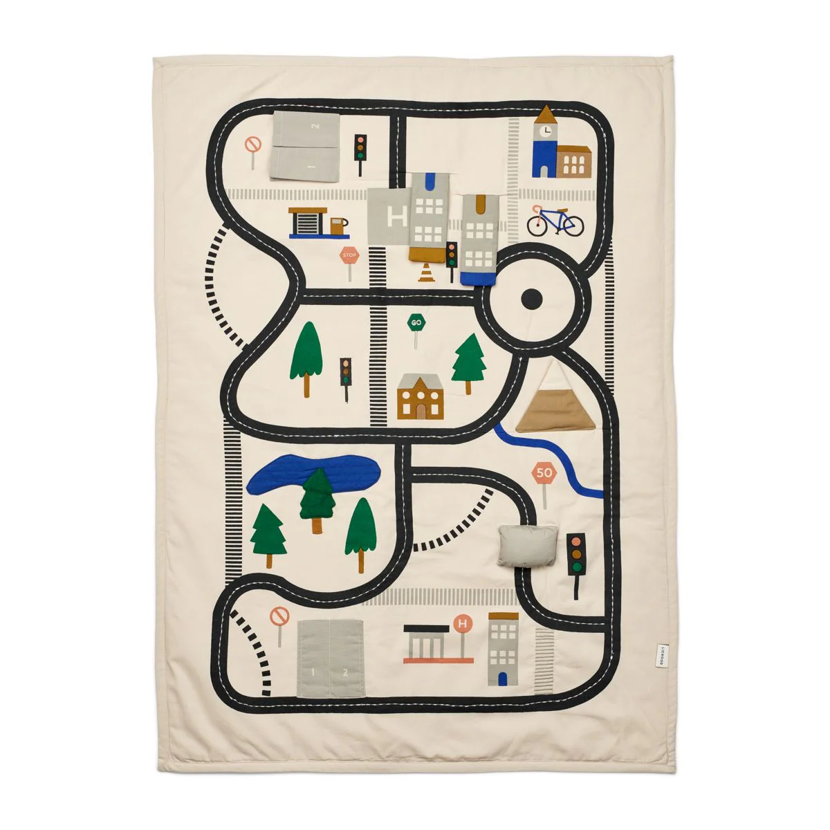 Adonna Transportable Activity Blanket - Downtown / Sandy