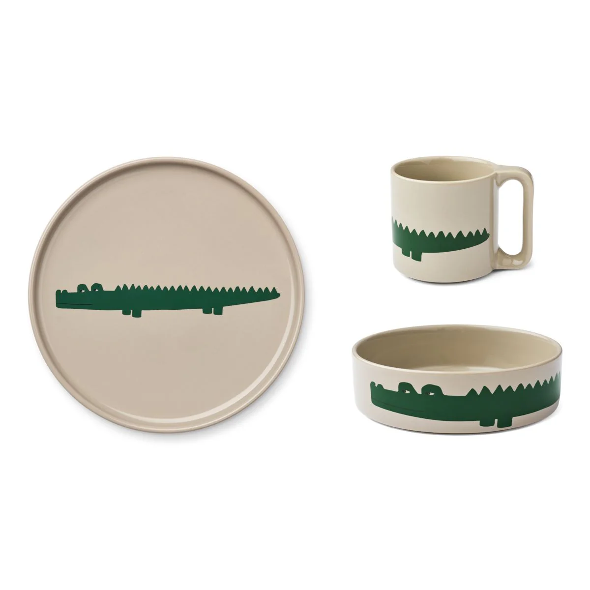 Camren Porcelain Tableware Set - Splash dots / Mist