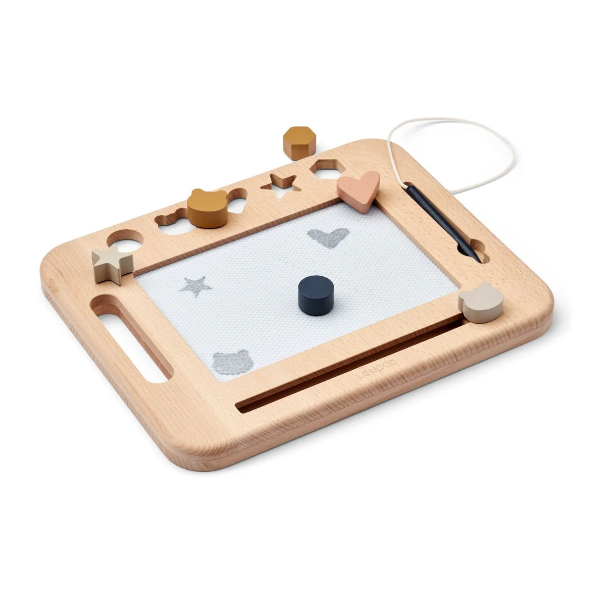 Veneda Drawing Activity Board - Faune green multi mix