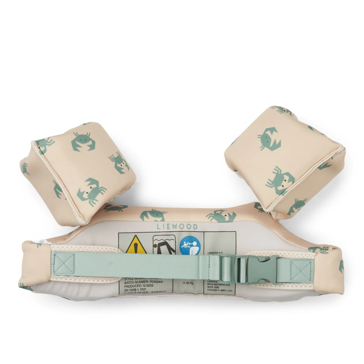 Darko printed swim belt  - Crab / Sandy