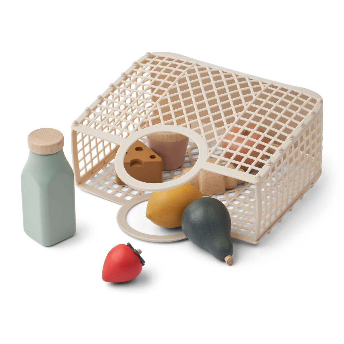 Florin Play Food & Grocery Basket - Sandy multi mix