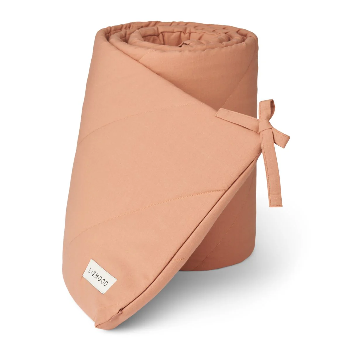 Benedicte printed bed bumper - Double dot / SIlver lining