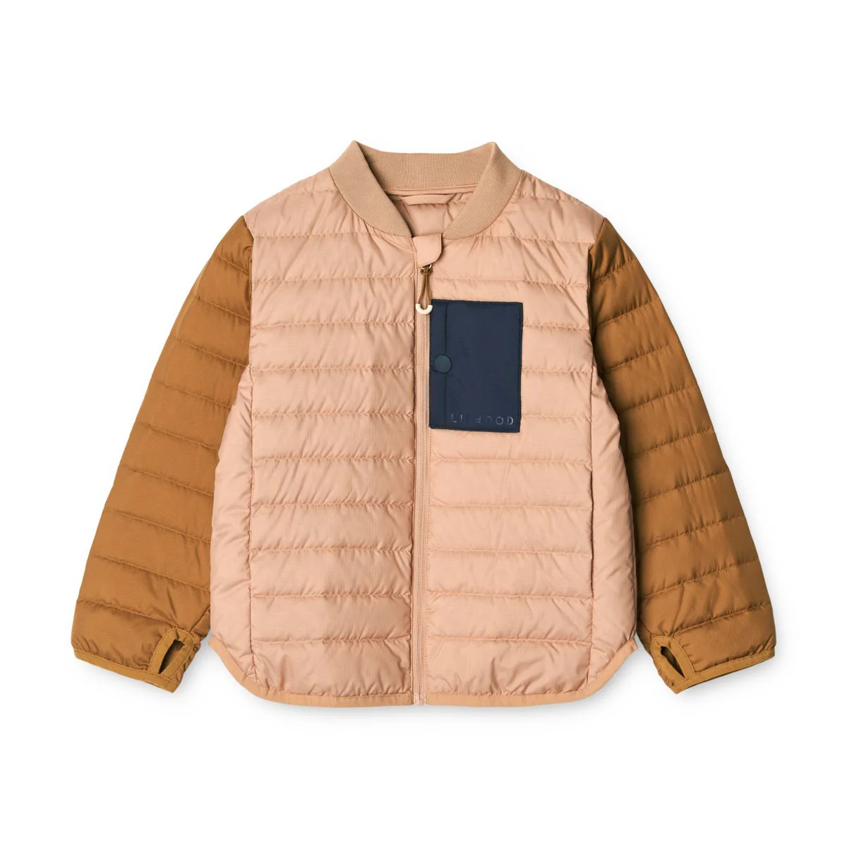 Lauge Light Down Puffer Jacket - Whale blue mix