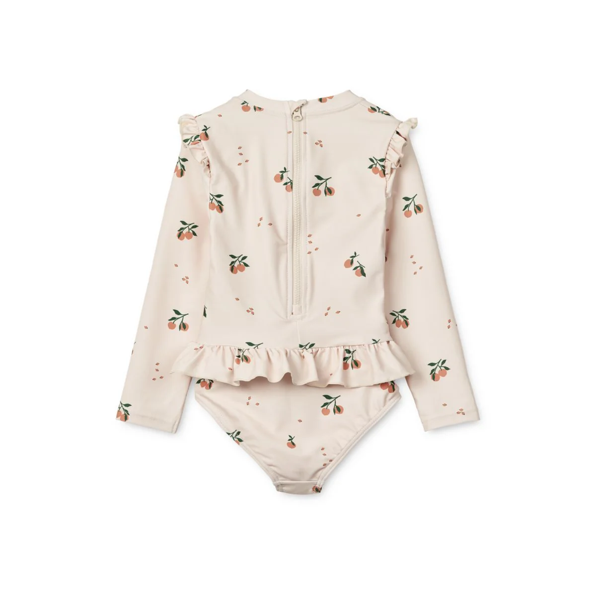 Sille printed swimsuit - Peach / Sea shell