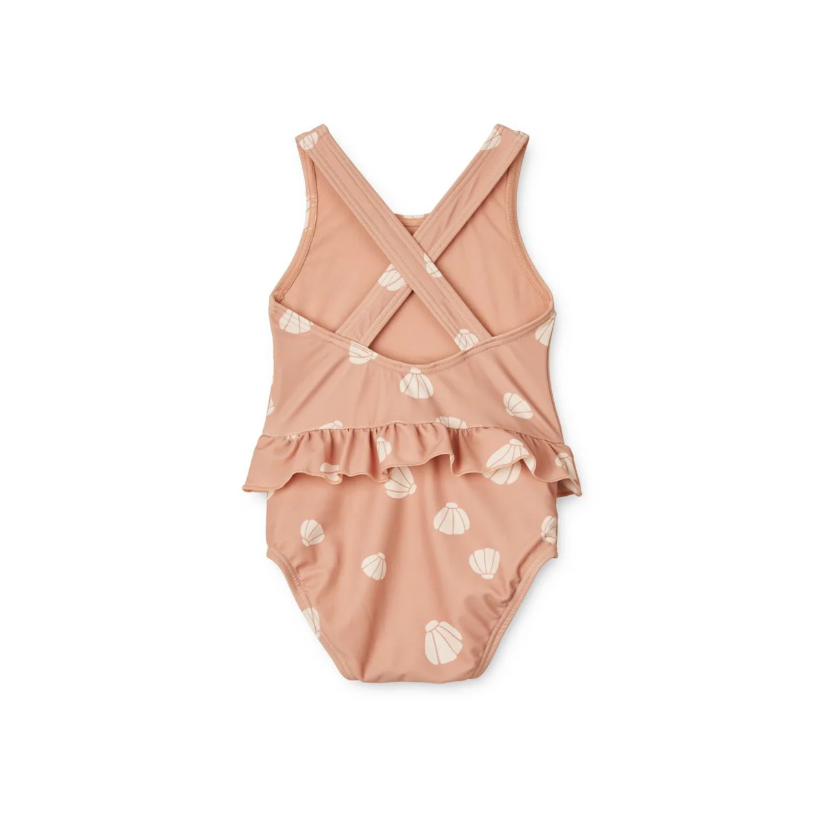 Amina baby swimsuit - Peach / Sea shell