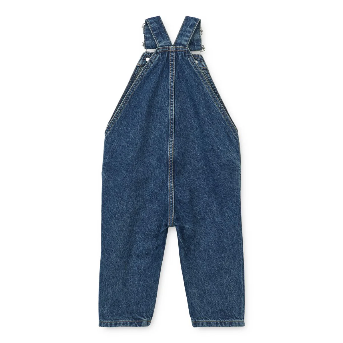 Mingo Baby denim dungarees - Medium blue denim