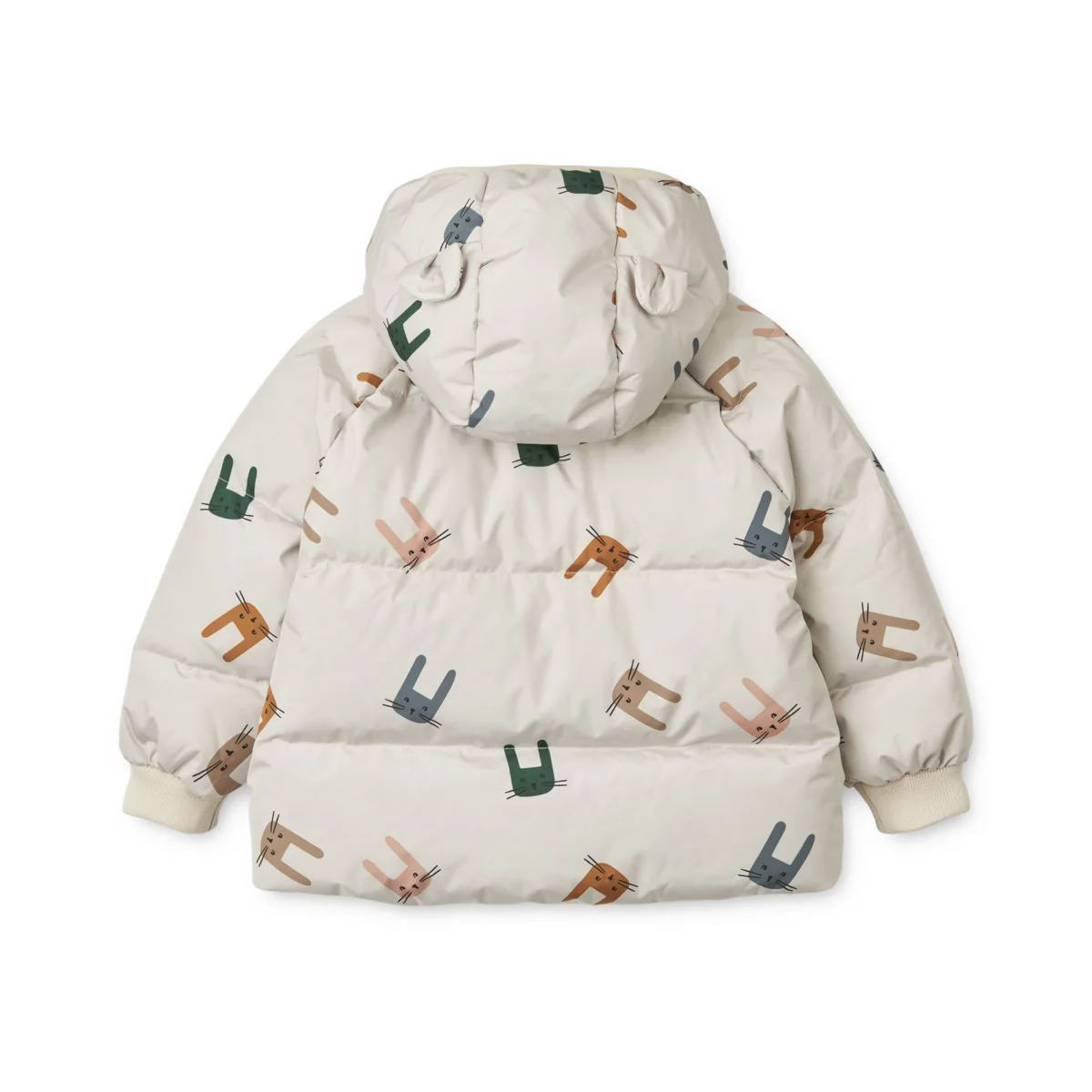 Polle Down Puffer Jacket - Dinosaurs / Mist