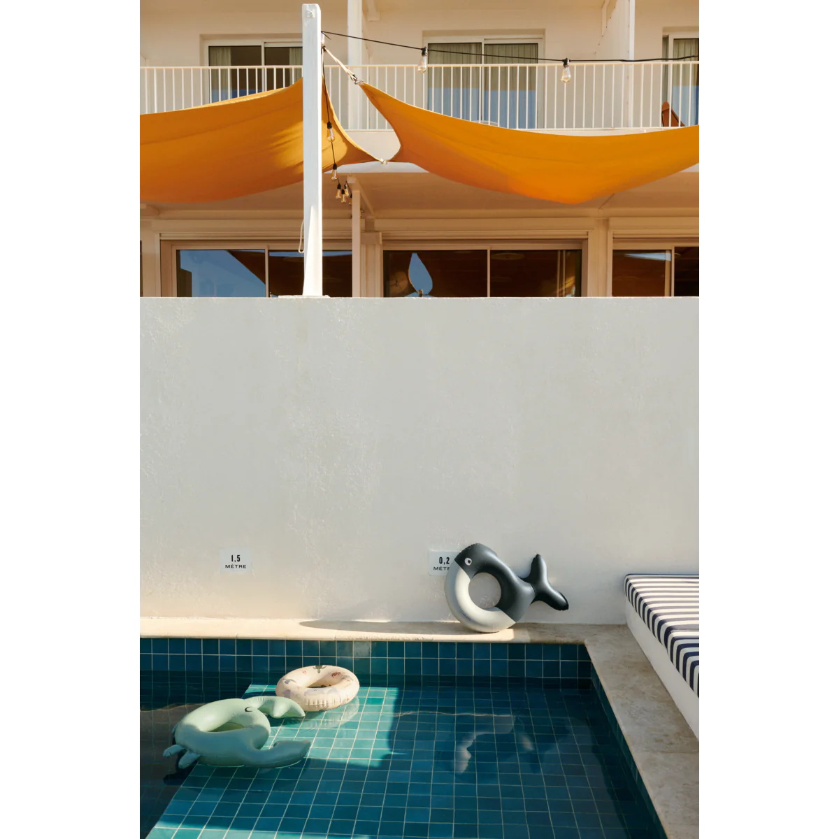 Baloo Swim Ring Small - Peach / Sea shell