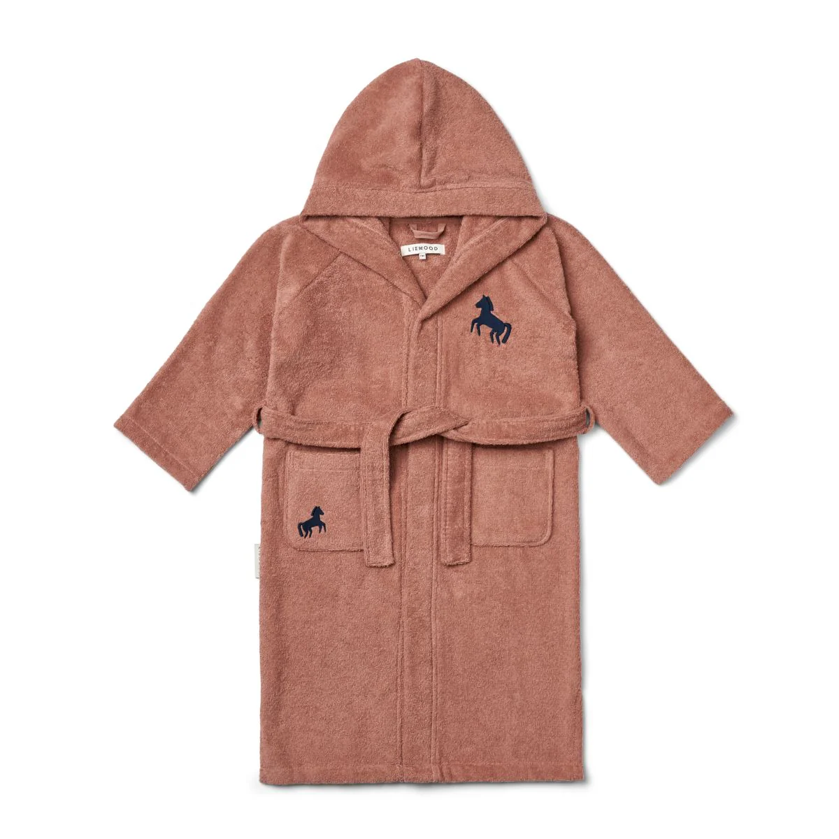Bash Junior bathrobe    - Horses / Dark rosetta