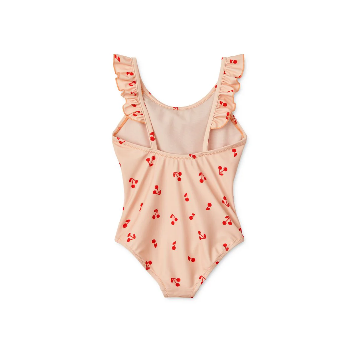 Kallie printed ruffle swimsuit - Leo spots / Tuscany rose