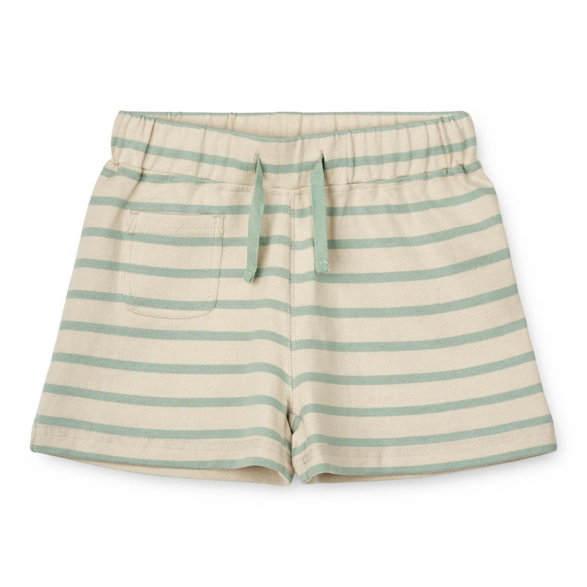 Valdis striped sweat shorts - Y/D Stripe Ice blue / Sandy
