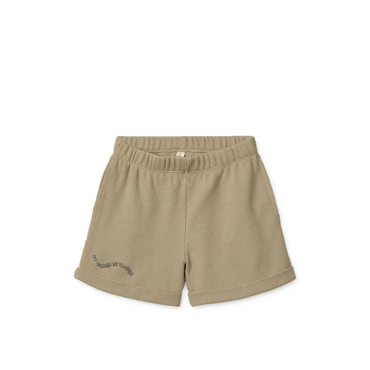 Cay waffle shorts - Tuscany rose