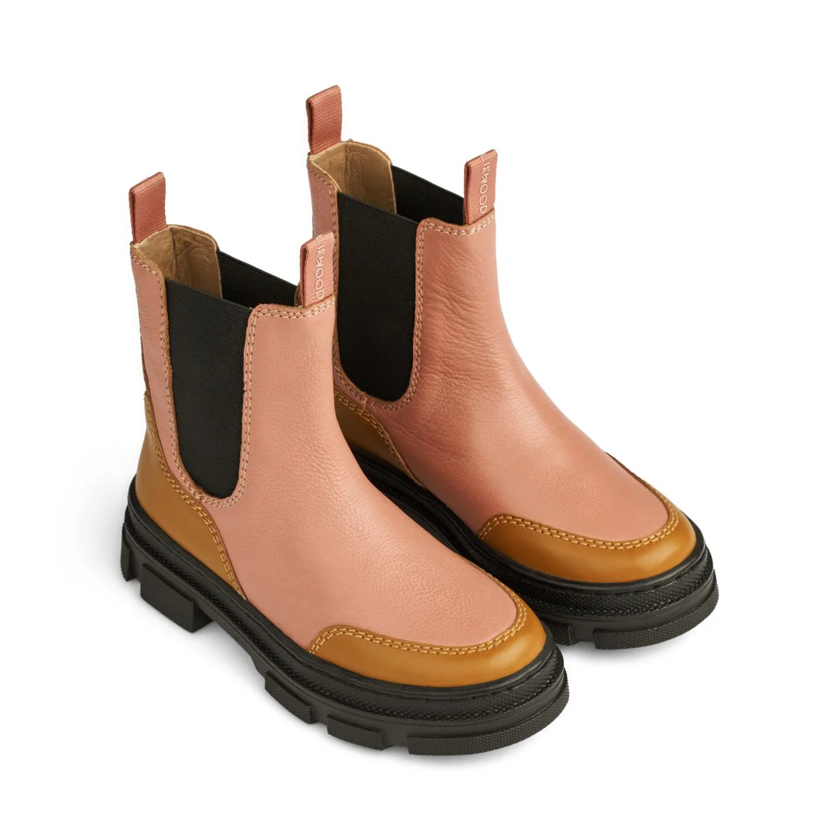 Faith Leather Chelsea Boot - Tuscany rose