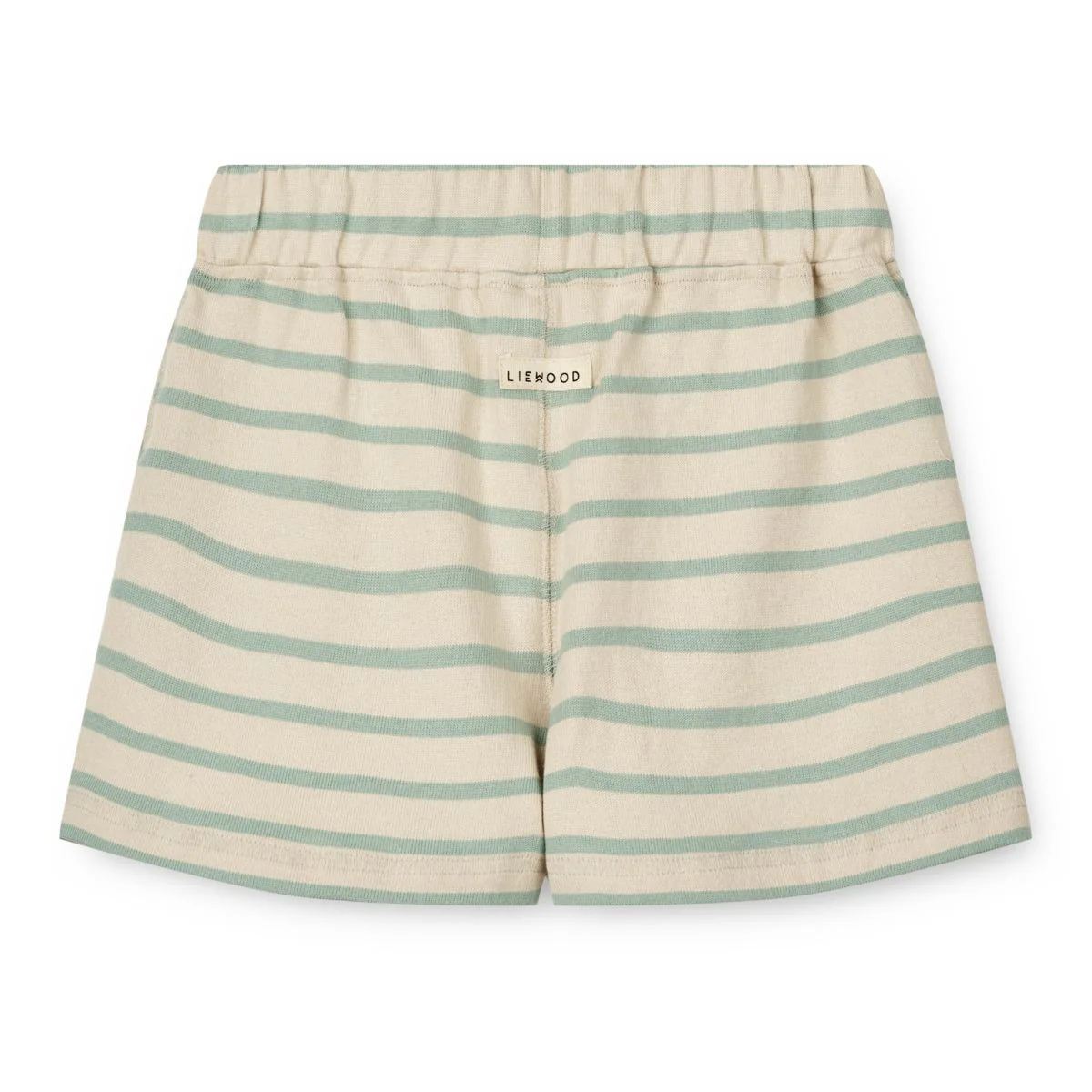 Valdis striped sweat shorts - Y/D Stripe Ice blue / Sandy