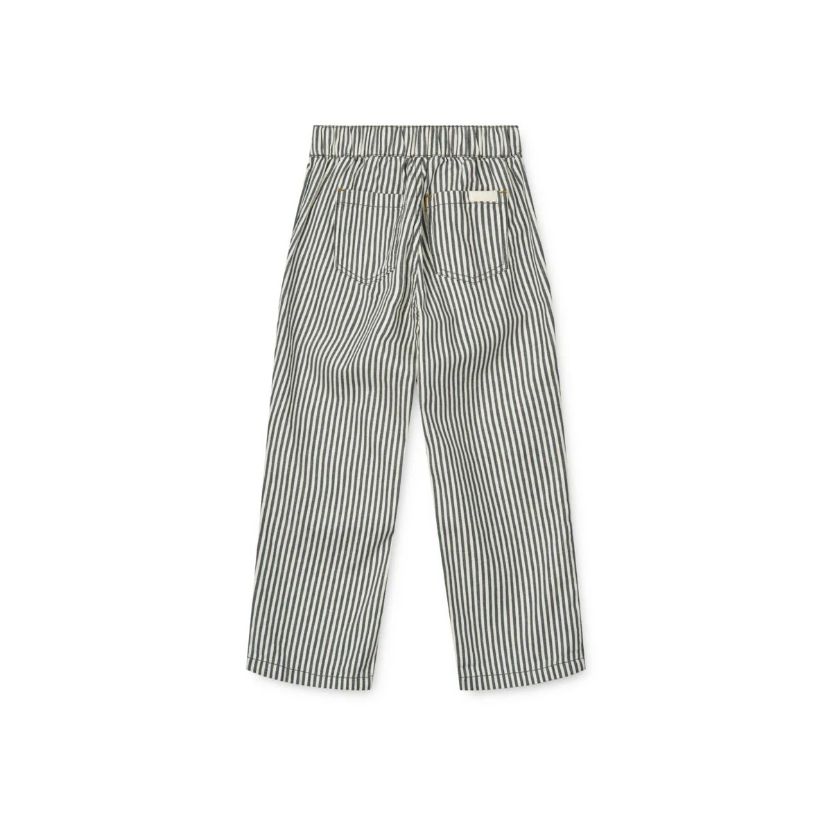 Harald striped cotton trousers - Y/D Stripe Whale Blue / Creme de la Creme