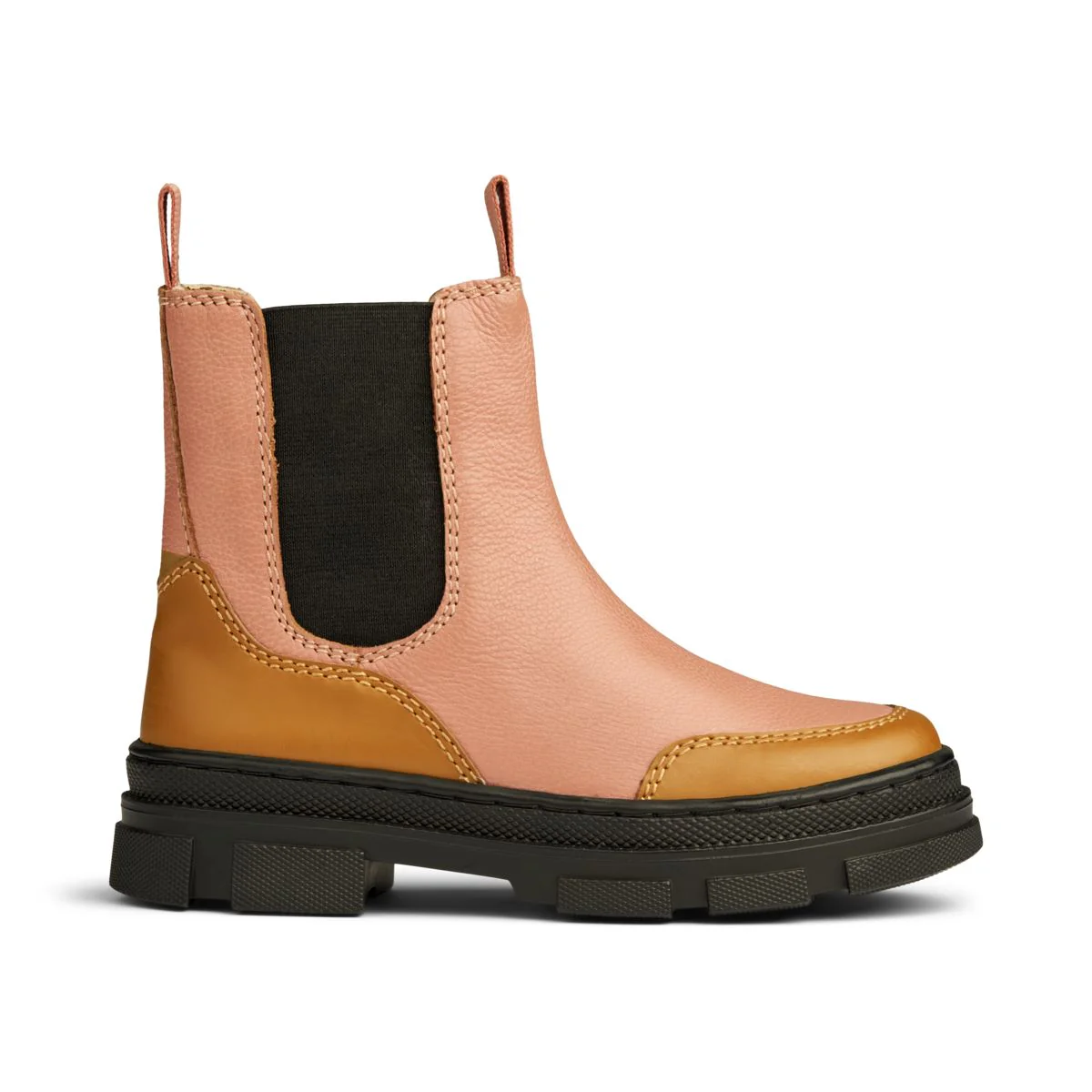 Faith Leather Chelsea Boot - Tuscany rose