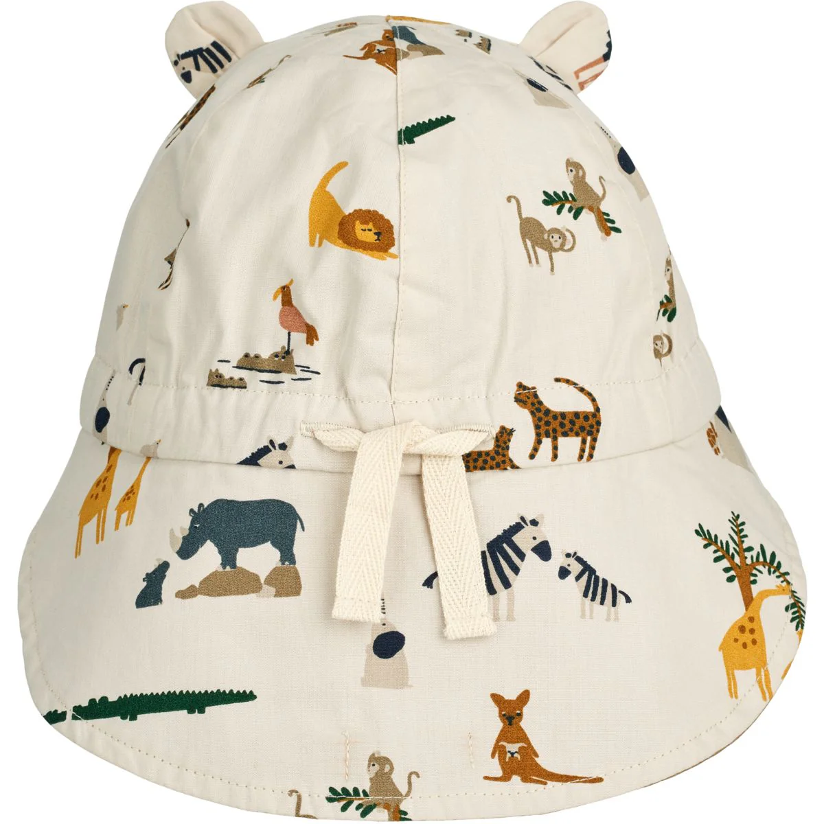 Gorm Reversible Sun Hat - Sea creature / Sandy