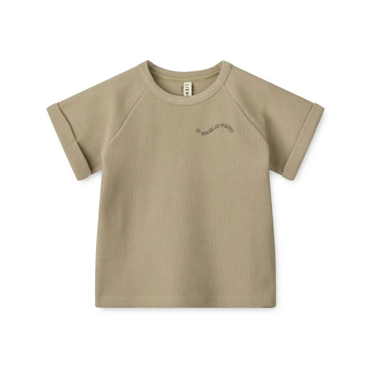 Nilo waffle t-shirt - Mist