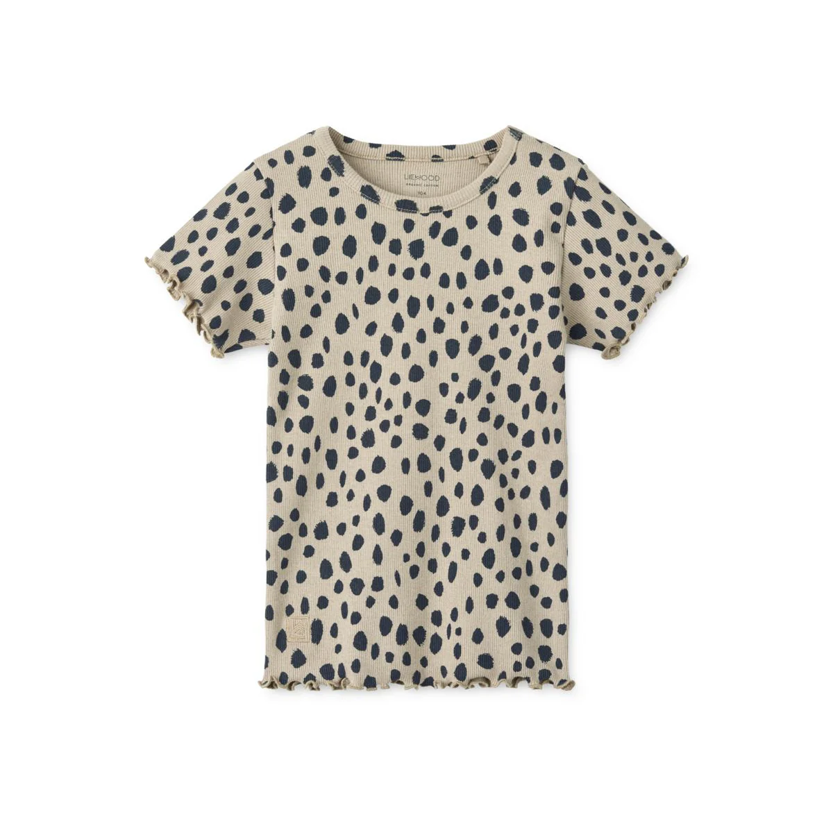 Nieve rib t-shirt - Leo spots / Mist