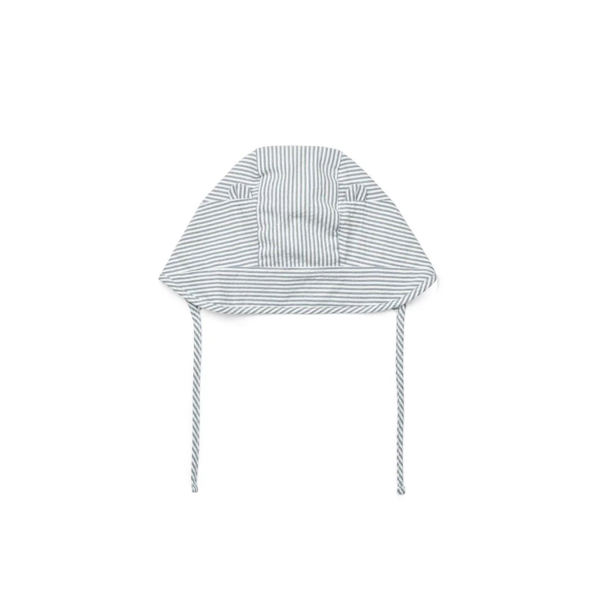 Rae Baby Sun Hat - Y/D stripe: Blue wave/creme de la creme