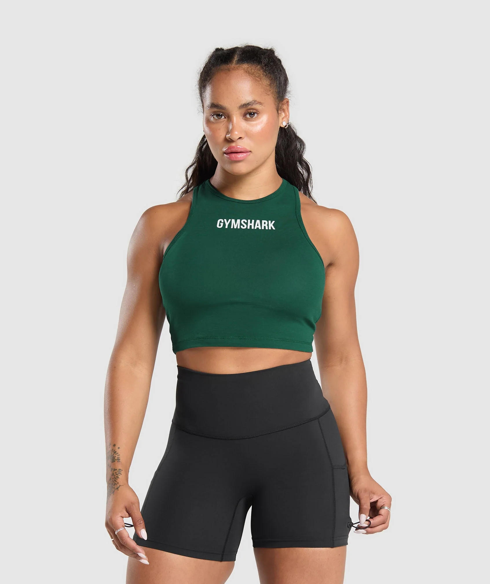 Training Department Graphic Cropped Tank