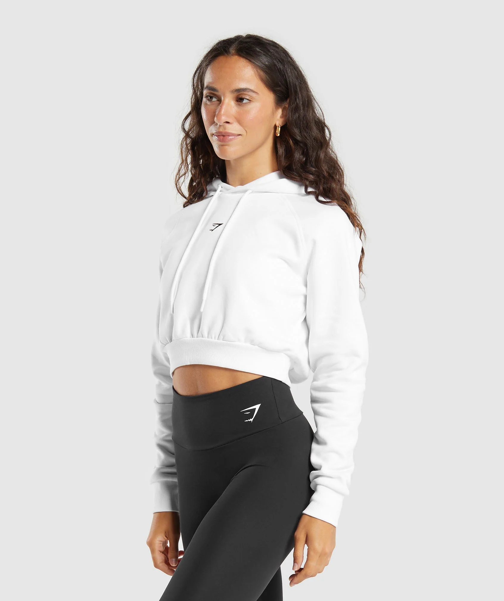 Training Fleece Cropped Hoodie