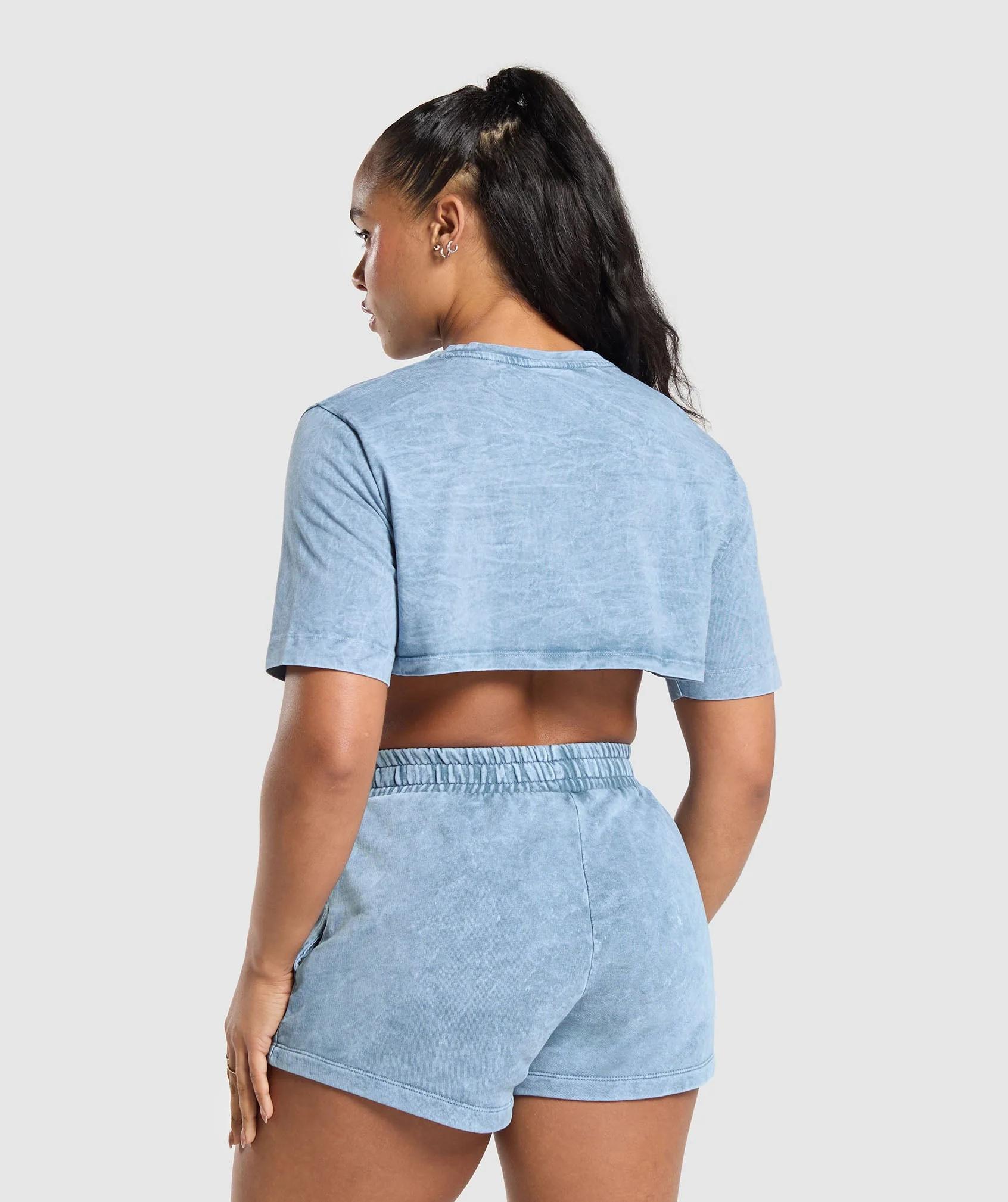 Collegiate Shadow Washed Crop Top