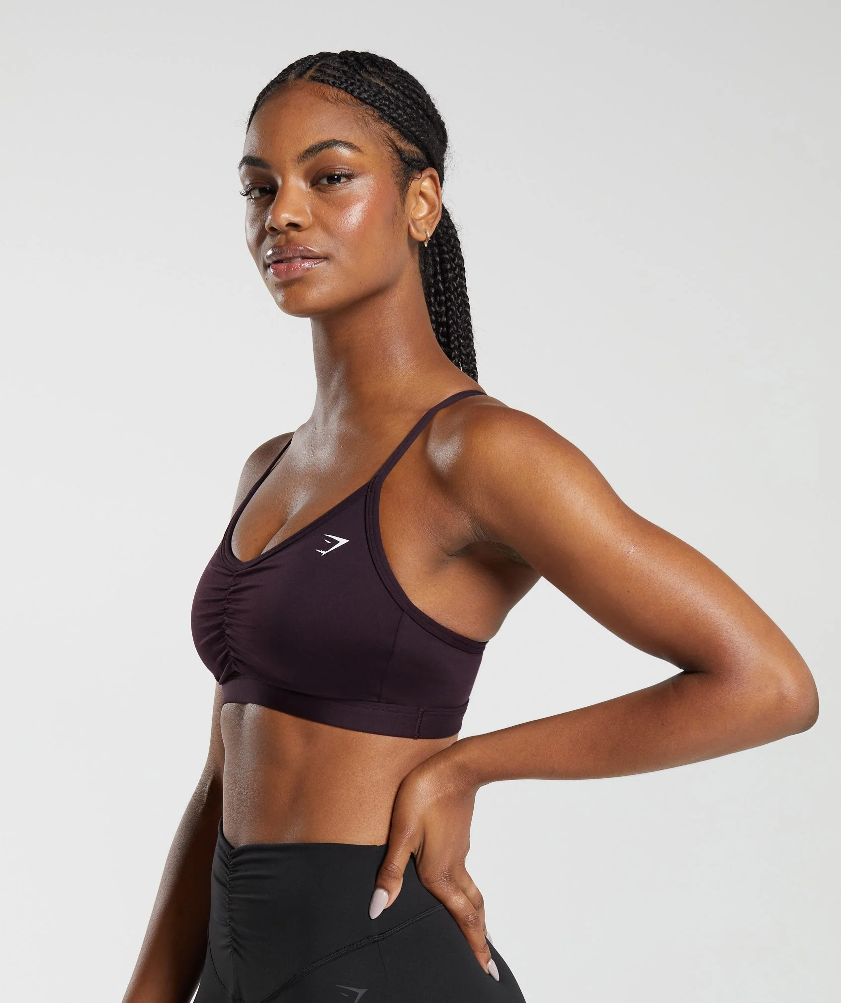 Ruched Sports Bra