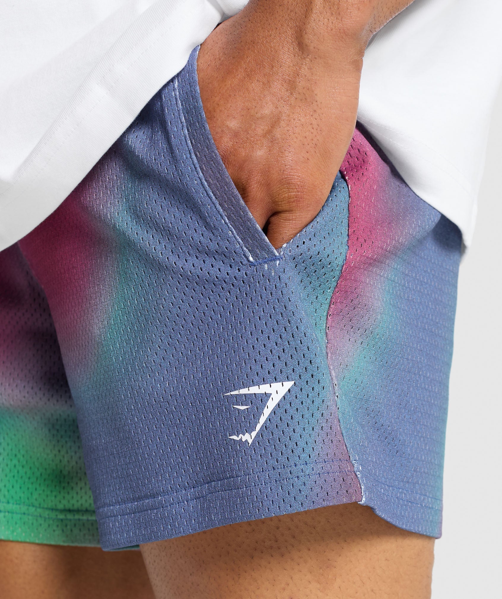 Printed Lifting Mesh 5" Shorts