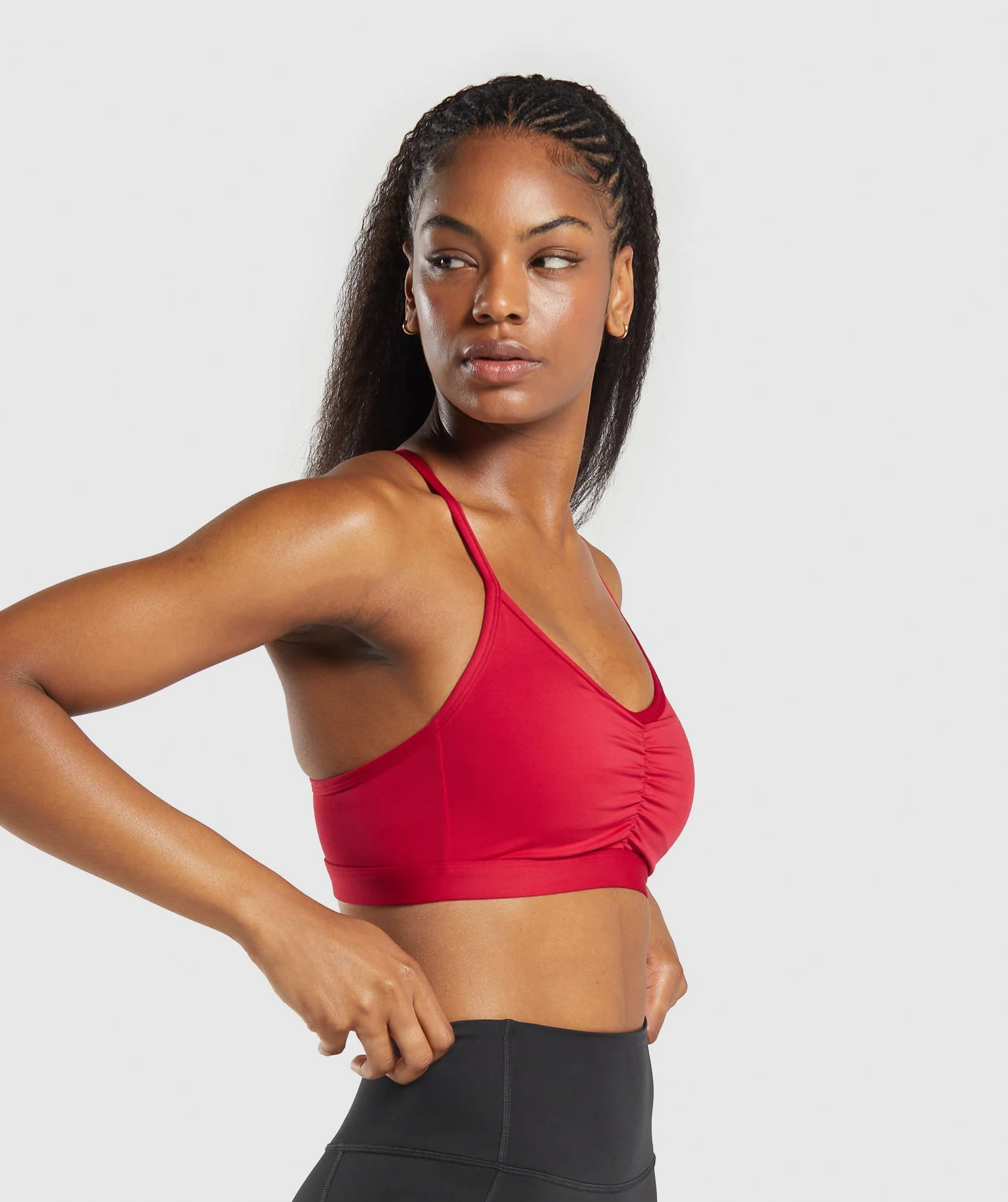 Ruched Sports Bra
