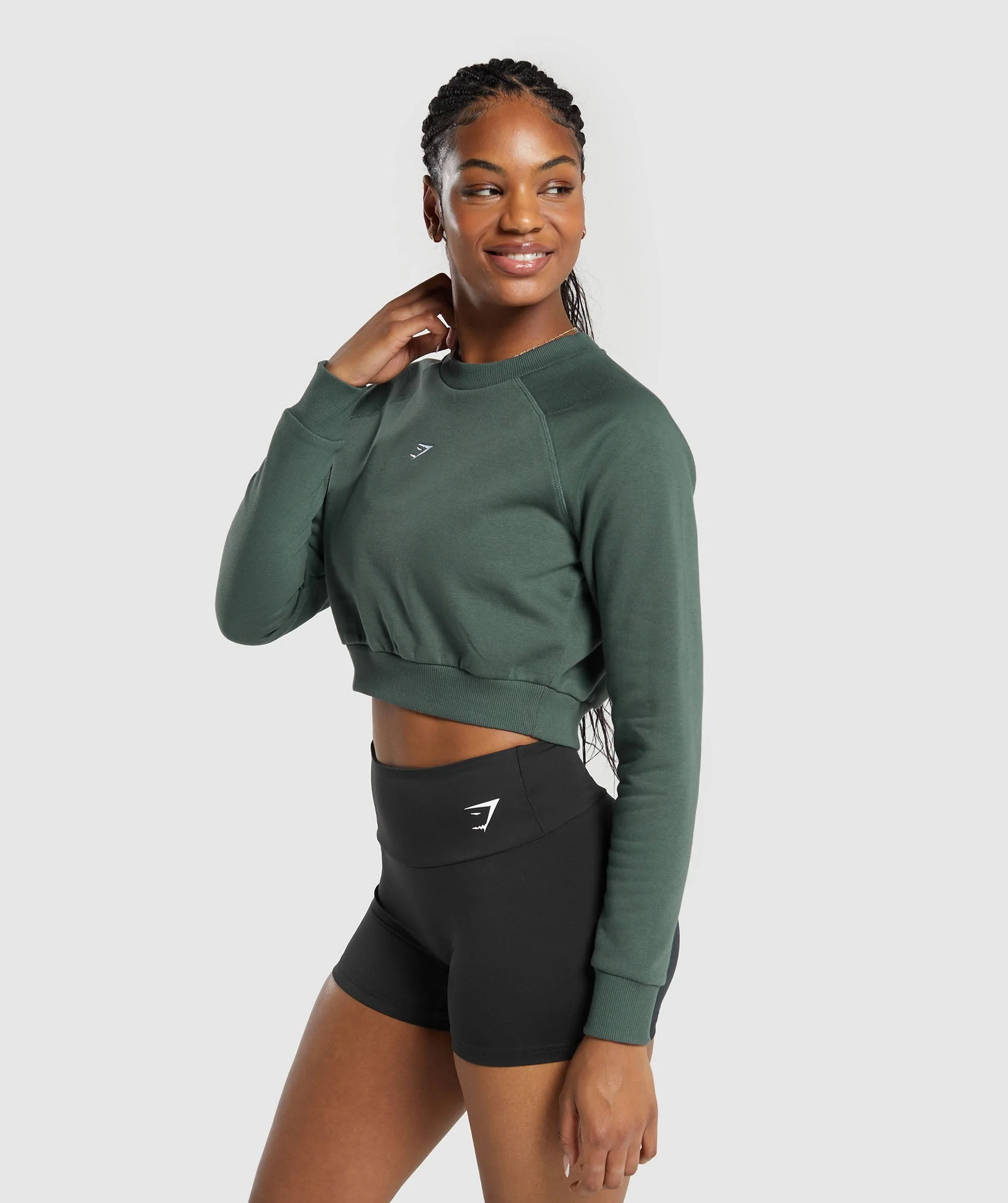 Training Fleece Cropped Sweatshirt