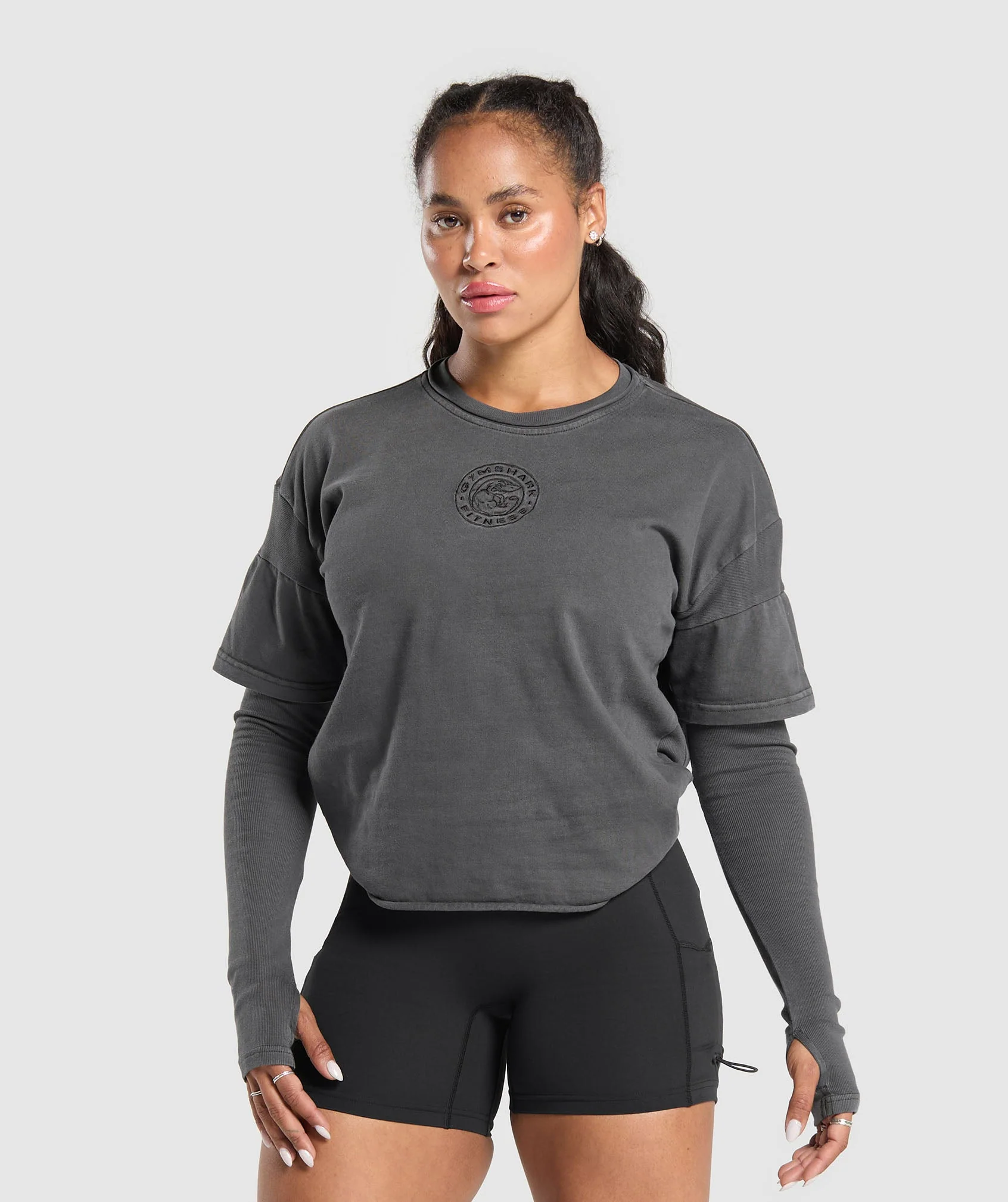 Premium Legacy Washed 2-in-1 Long Sleeve