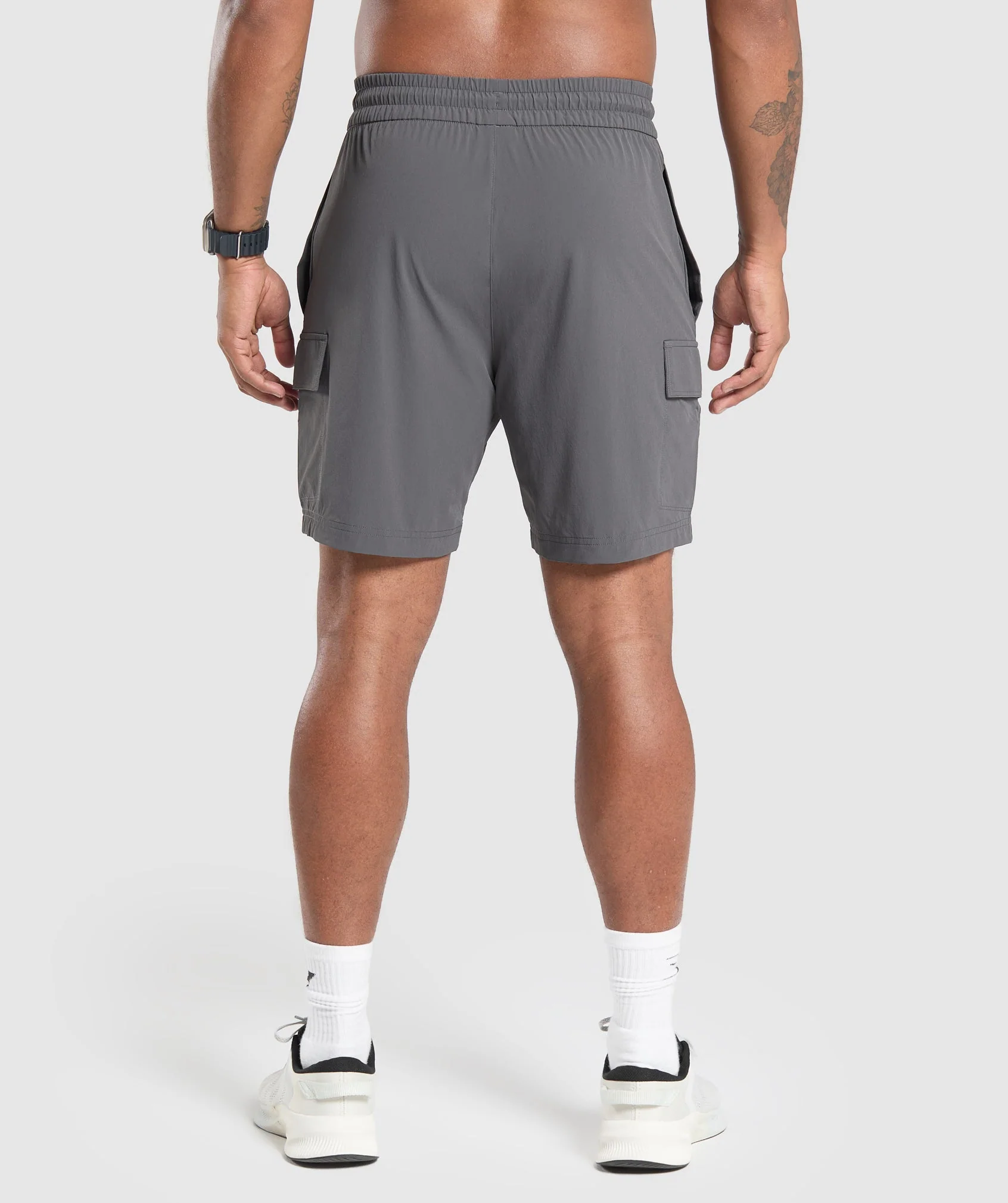 Stretch Woven Cargo Shorts