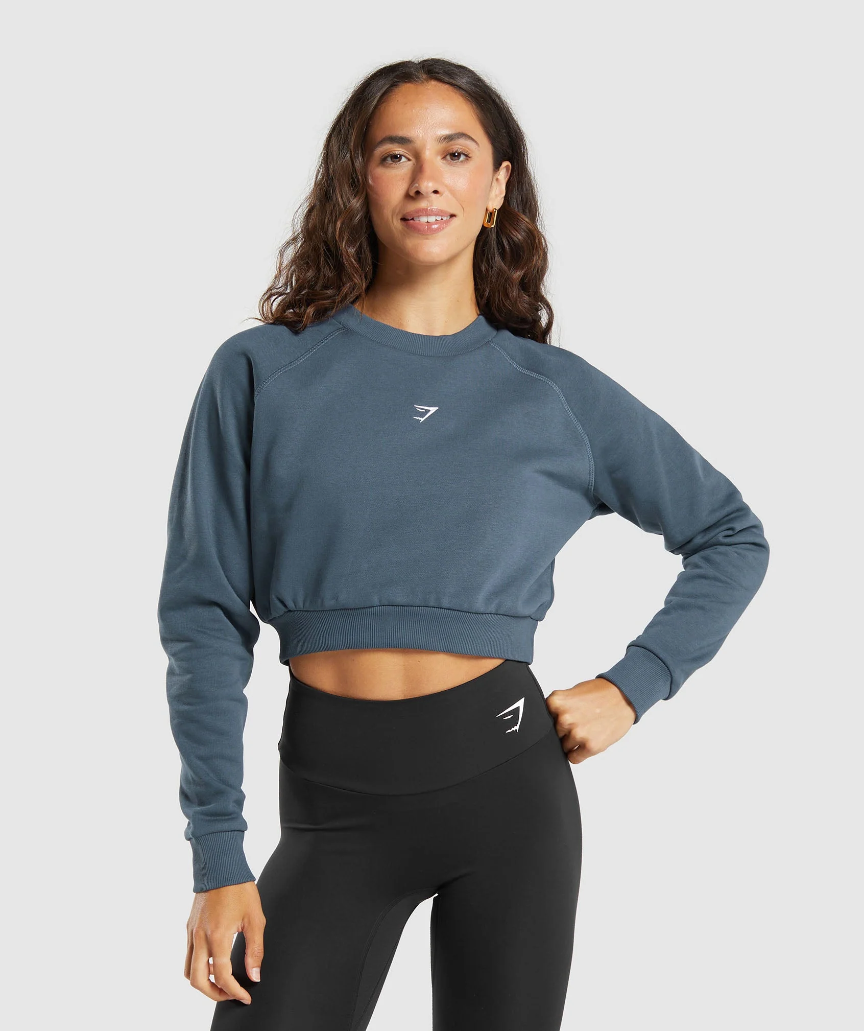 Training Fleece Cropped Sweatshirt