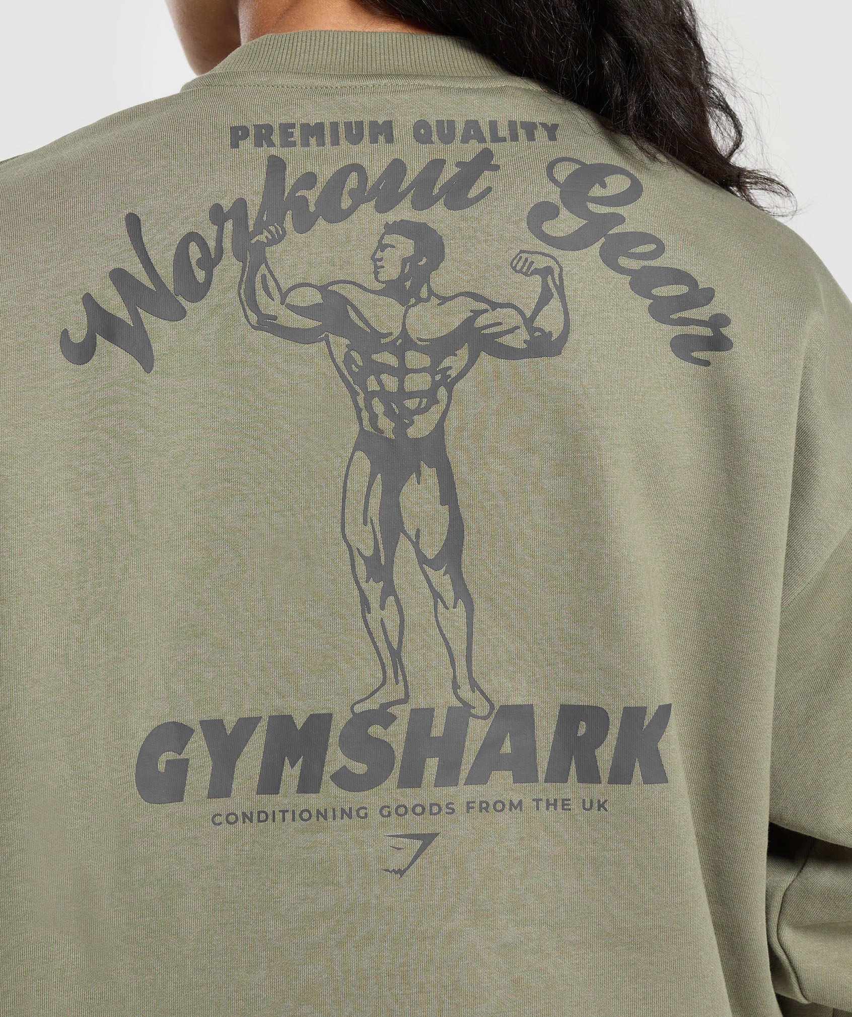 Workout Gear Oversized Sweatshirt