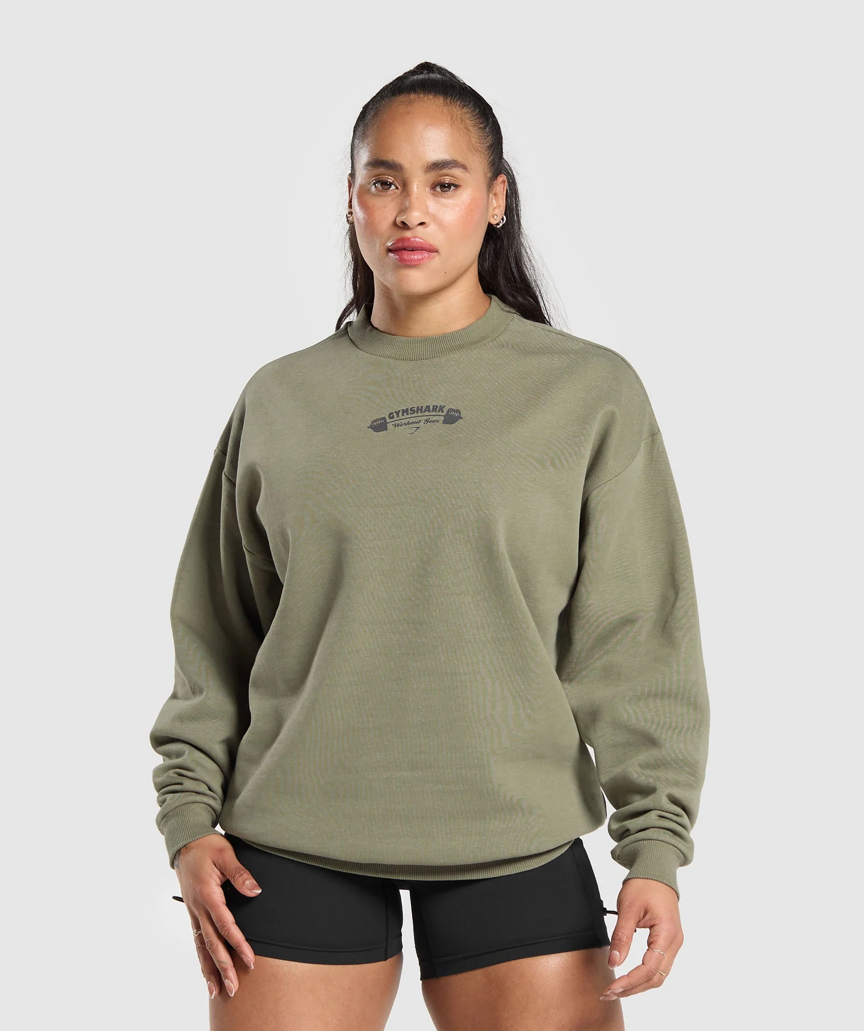 Workout Gear Oversized Sweatshirt