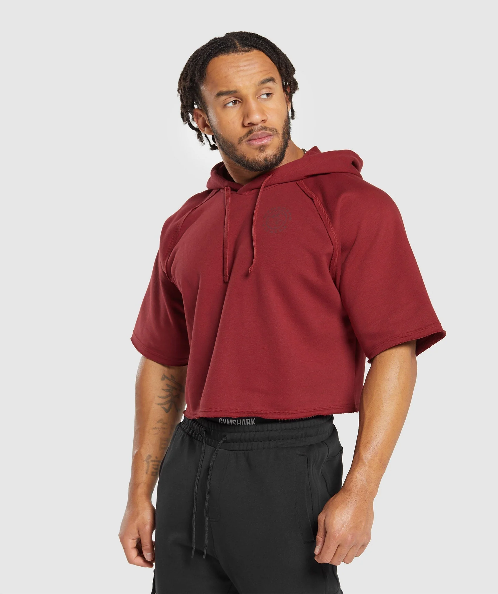 Legacy Short Sleeve Crop Hoodie