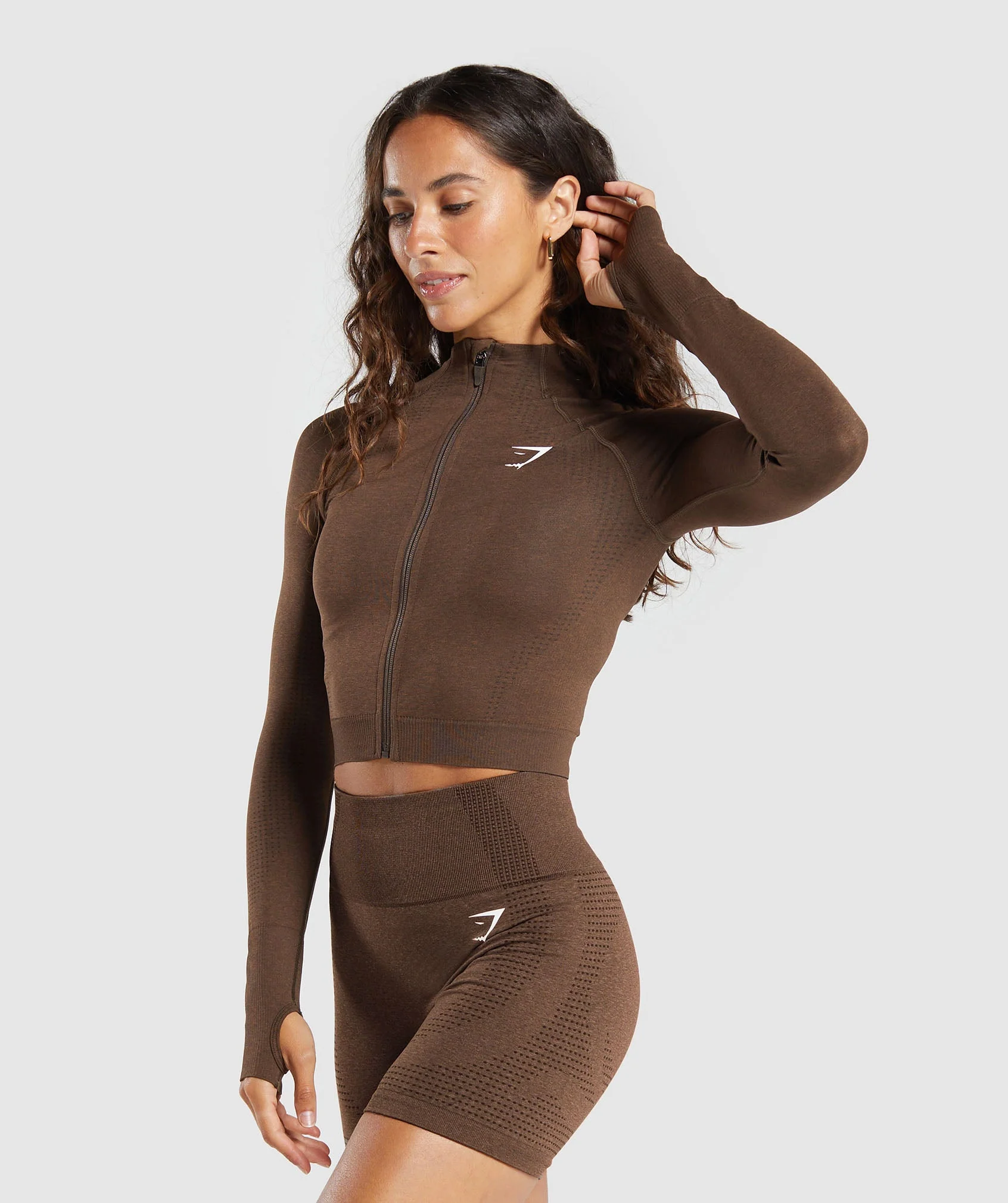 Vital Seamless Midi Zip Pullover