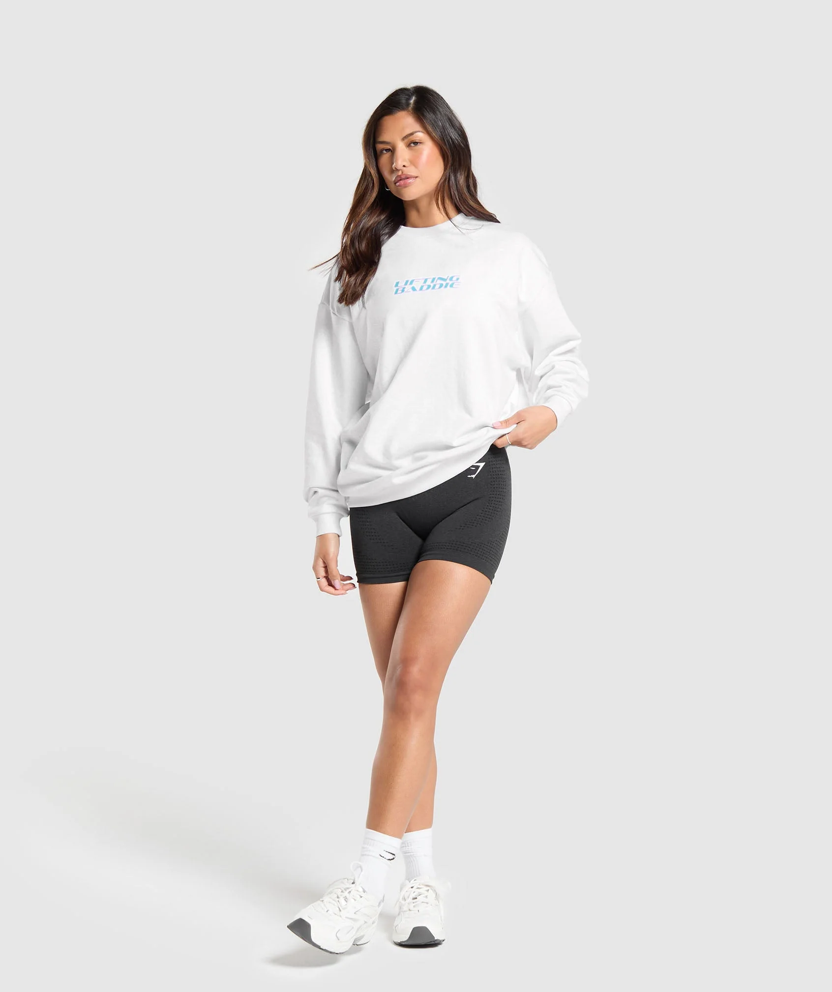 Lifting Baddie Graphic Sweatshirt