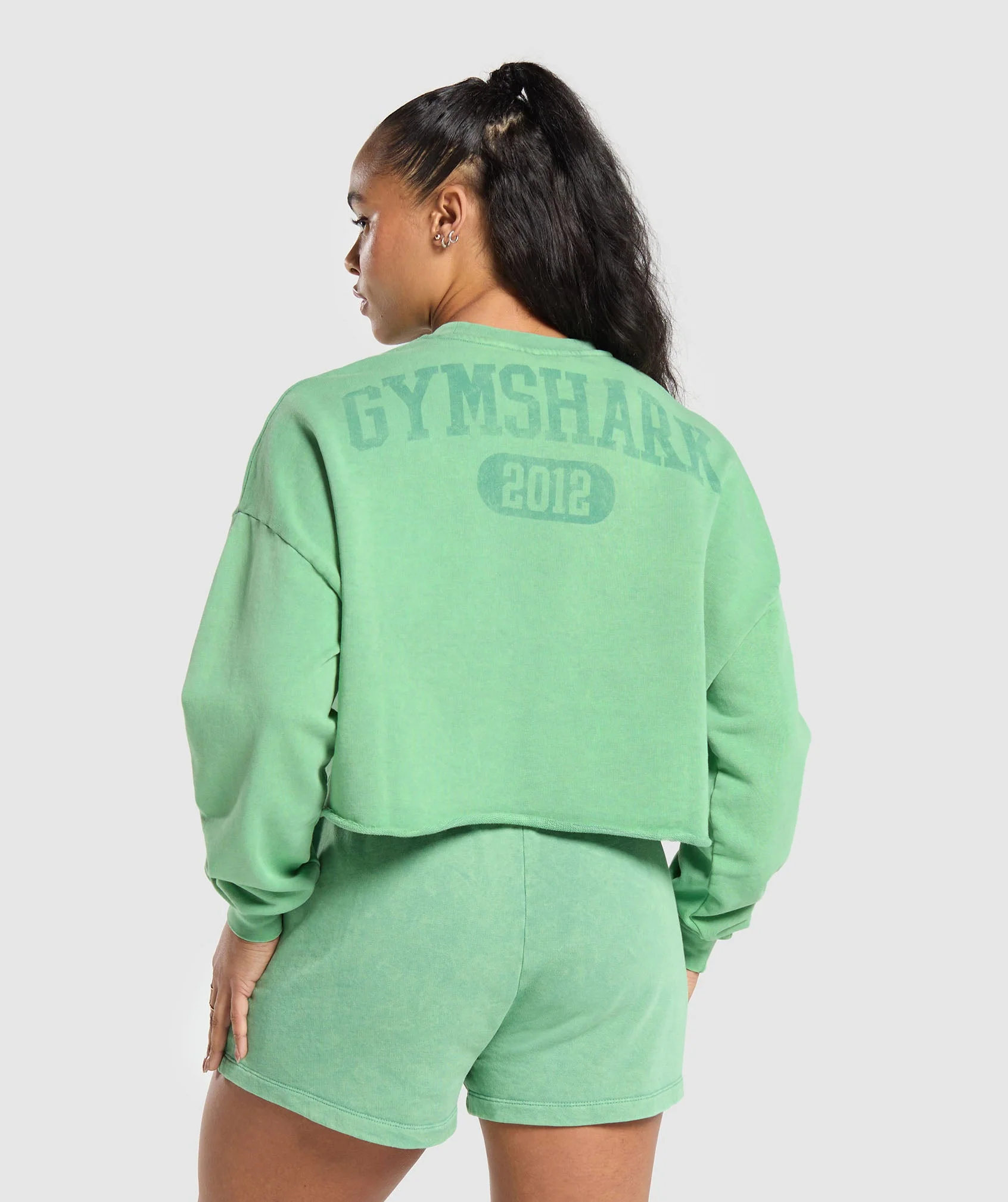 Collegiate Shadow Washed Midi Sweatshirt