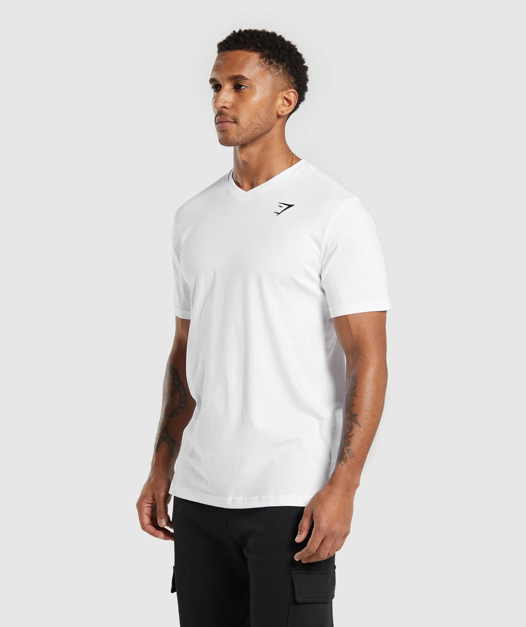 Crest V-Neck T Shirt
