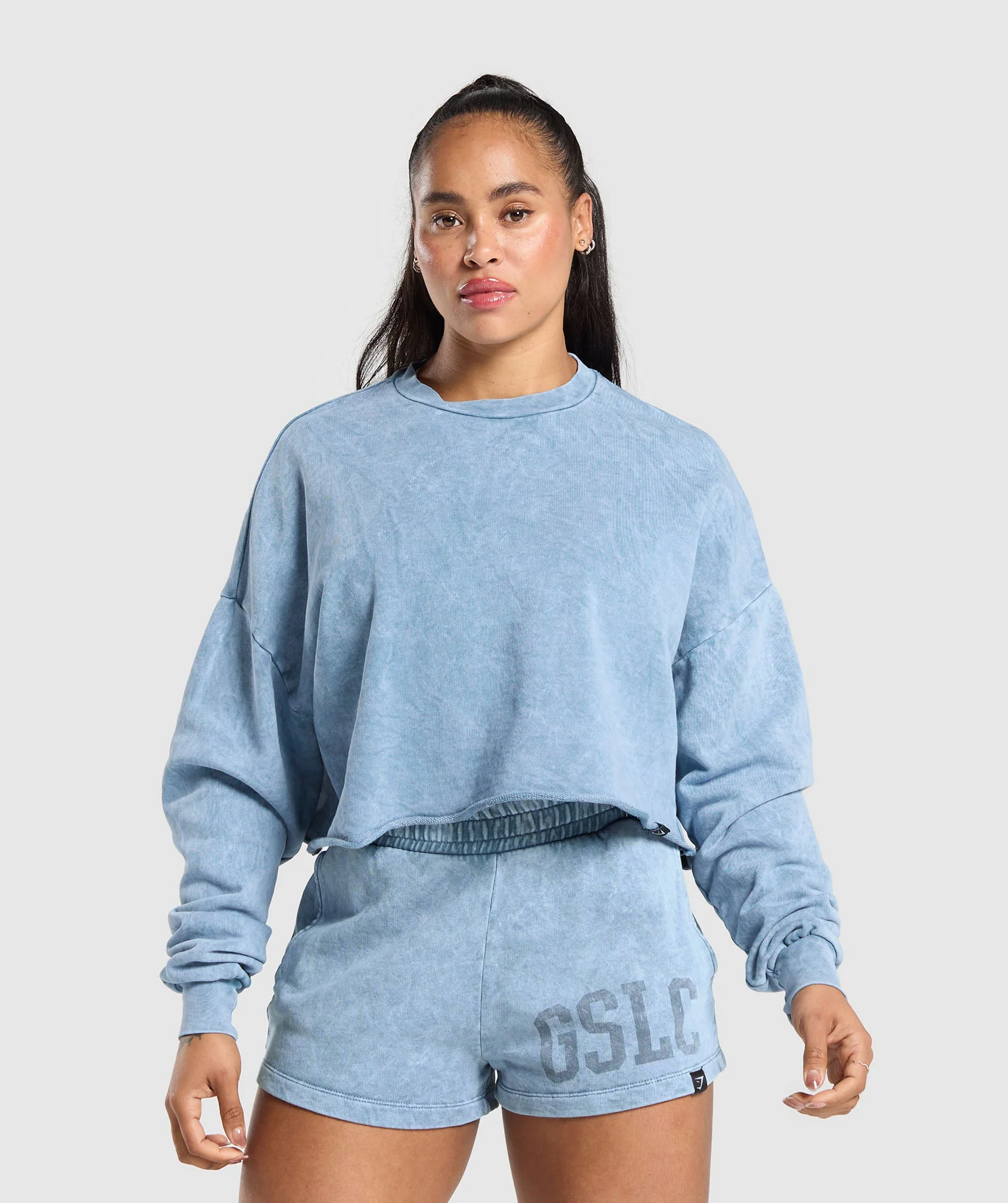 Collegiate Shadow Washed Midi Sweatshirt
