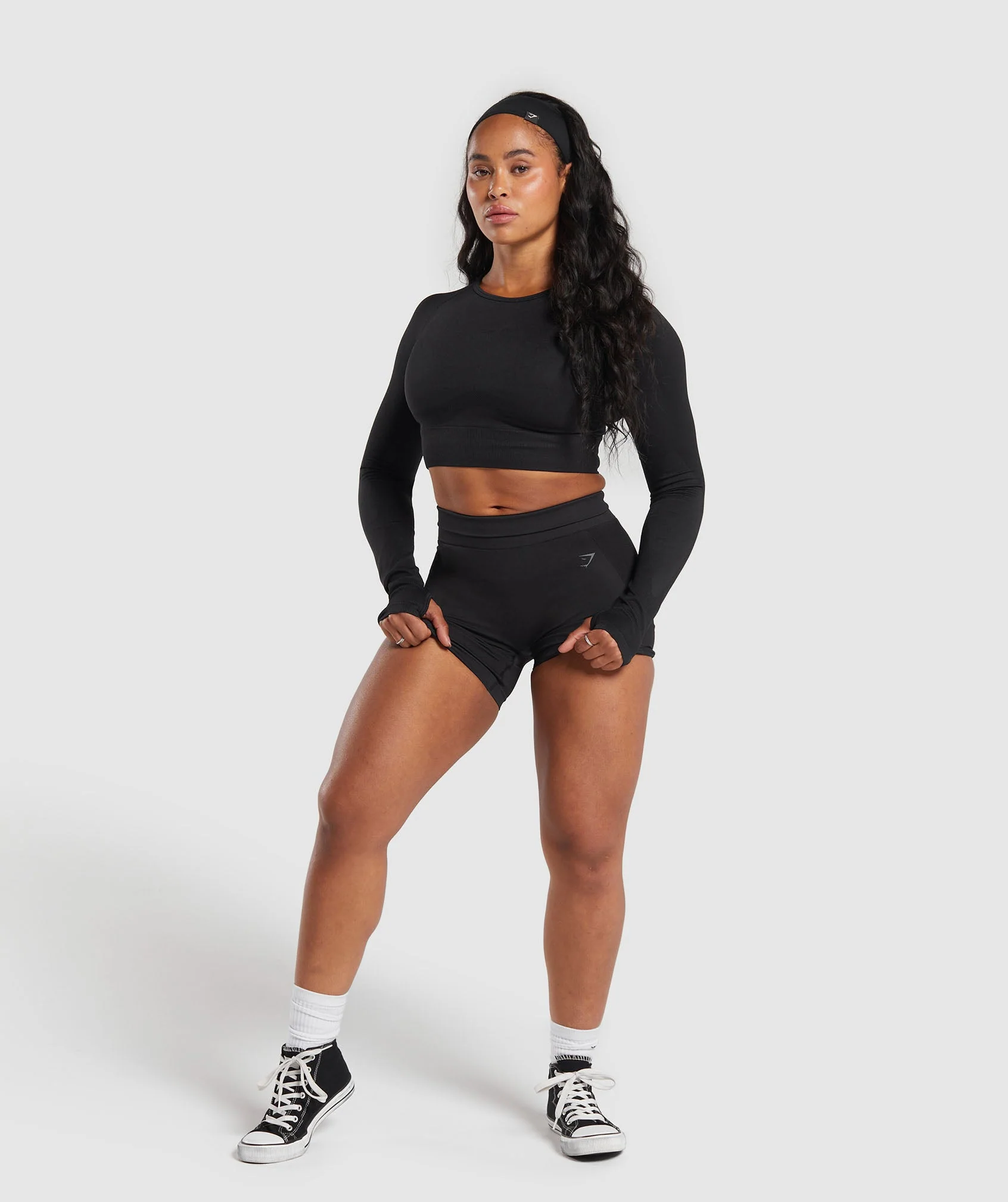 Flex Long Sleeve Crop Top