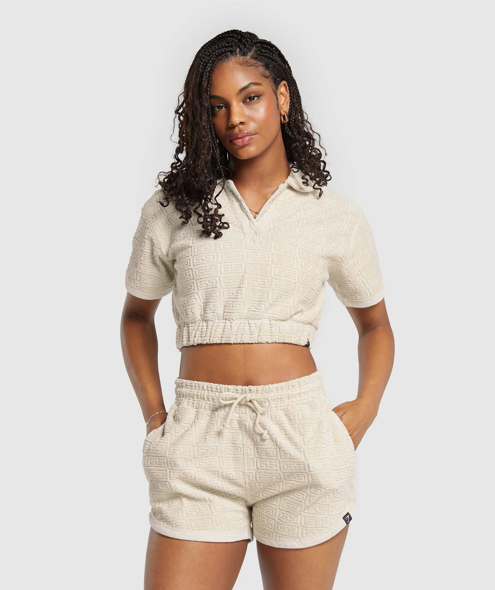 Monogram Towel Crop Top