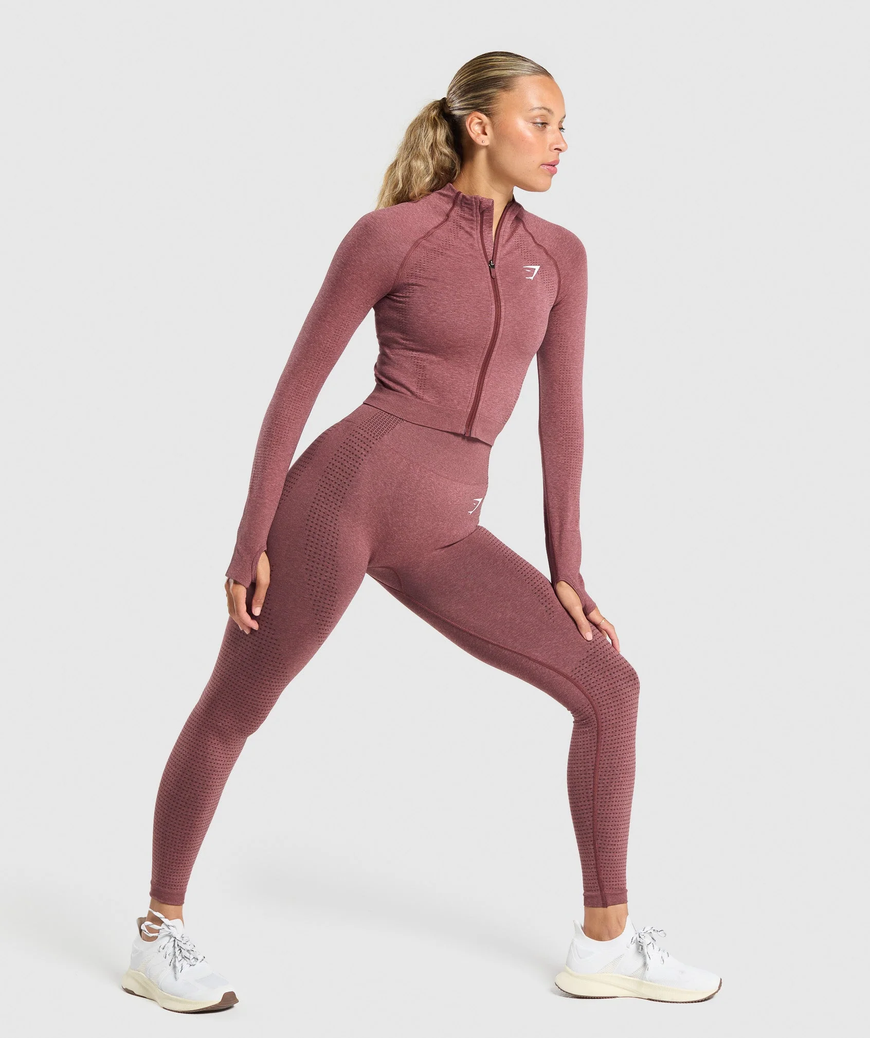 Vital Seamless Midi Zip Pullover