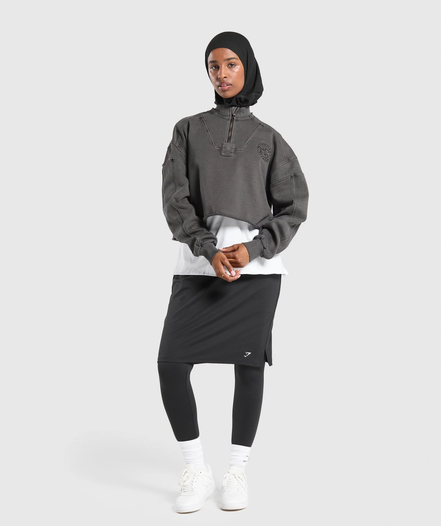 2 in 1 High Waisted Skirt Leggings