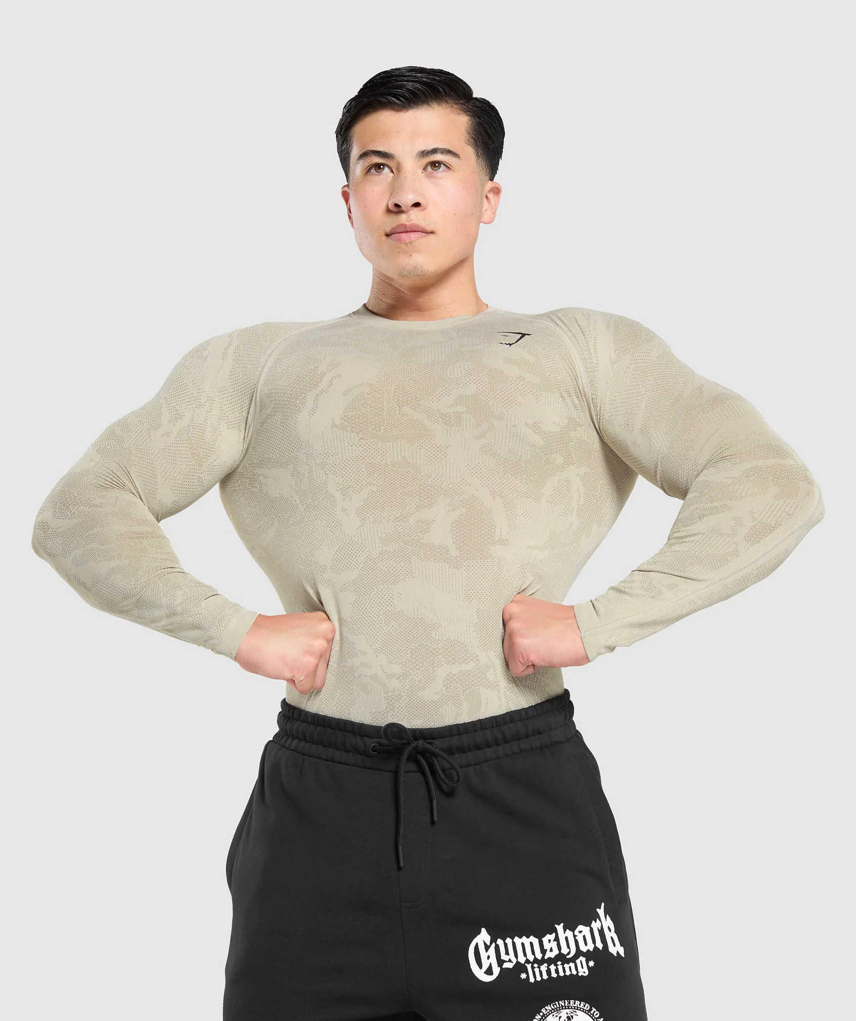 Geo Seamless Long Sleeve T-Shirt