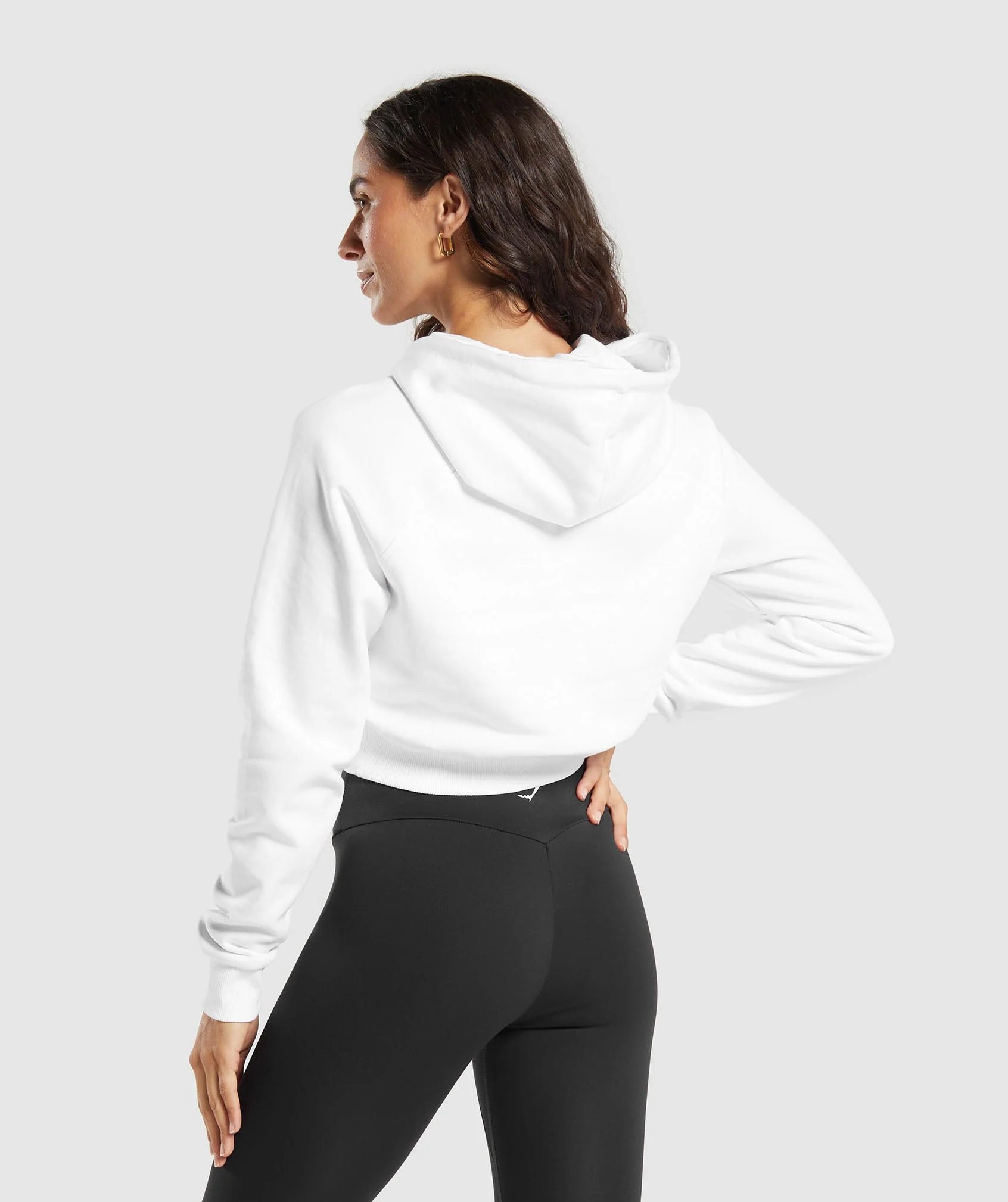 Training Fleece Cropped Hoodie