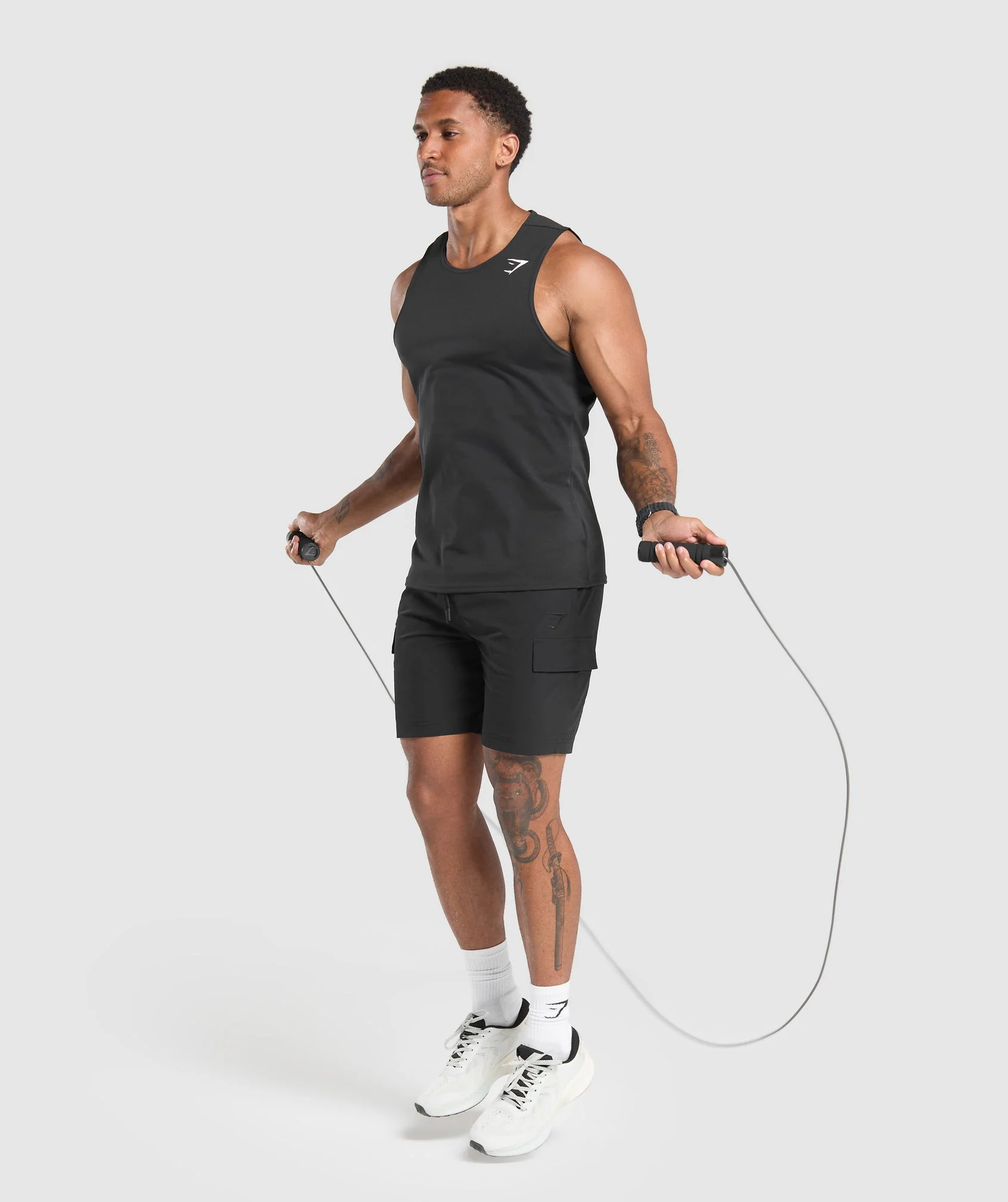 Stretch Woven Cargo Shorts